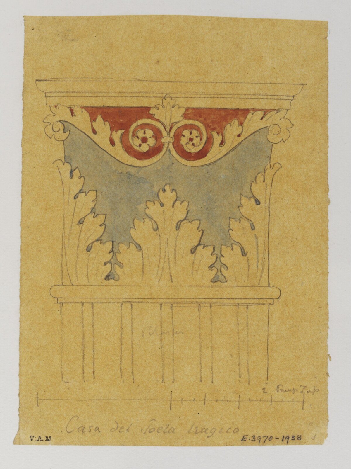 Drawing, James William Wild, 1840s