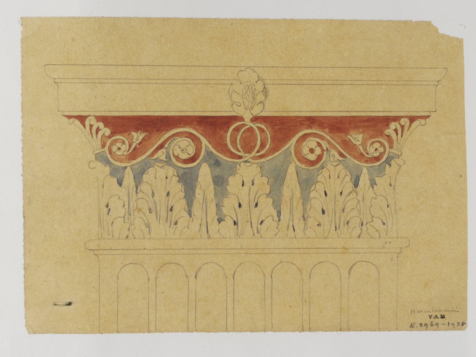 Drawing, James William Wild, 1840s