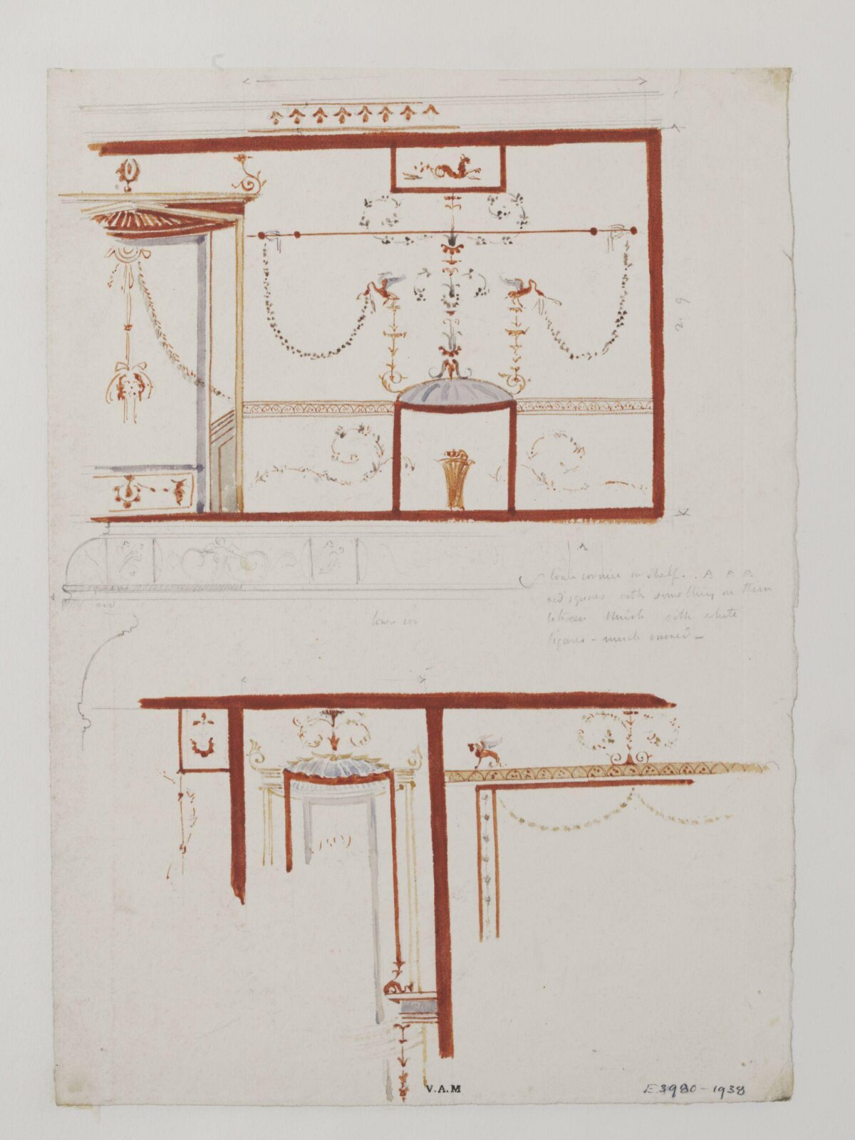 Drawing, James William Wild, 1840s