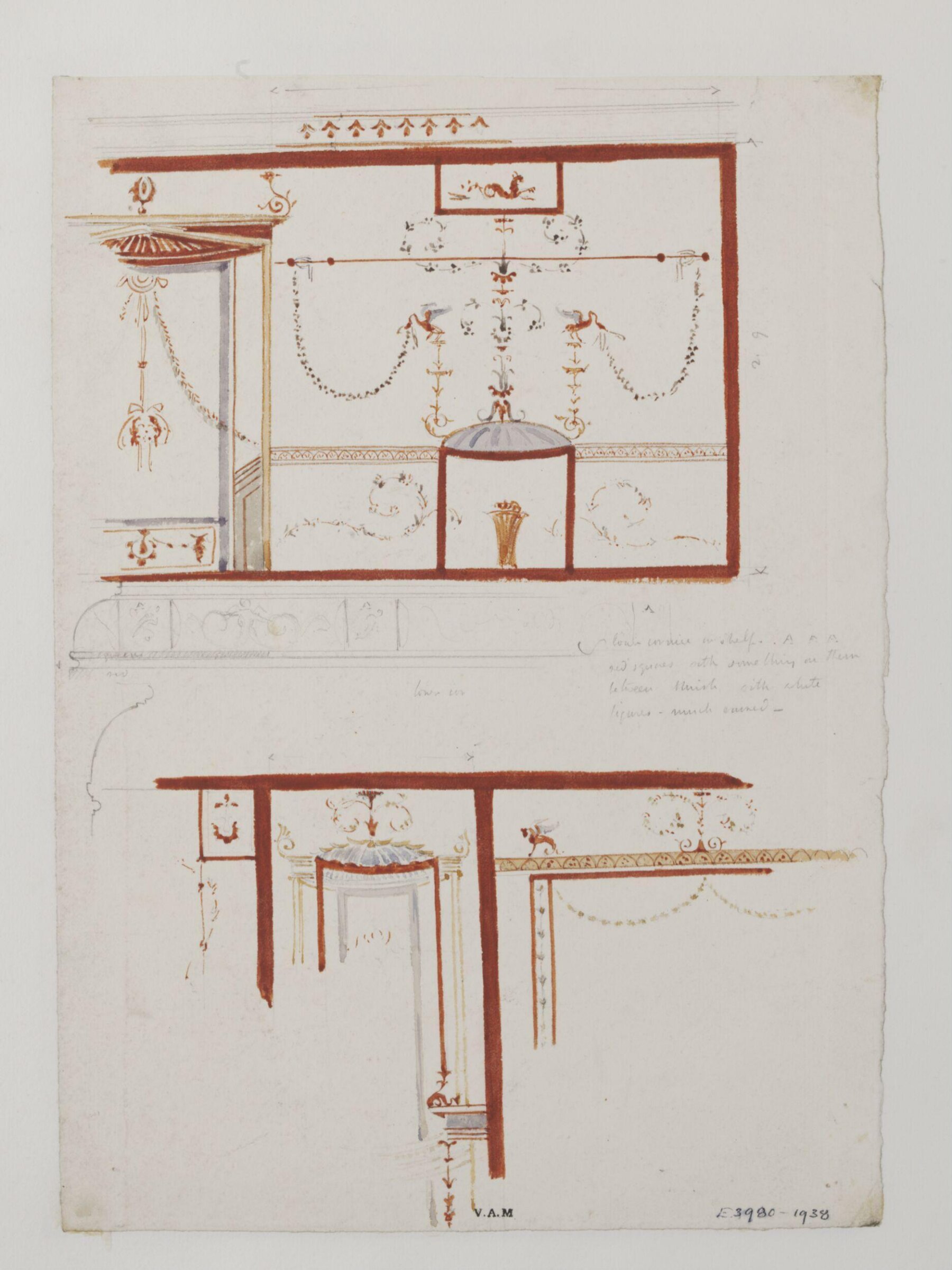 Drawing, James William Wild, 1840s