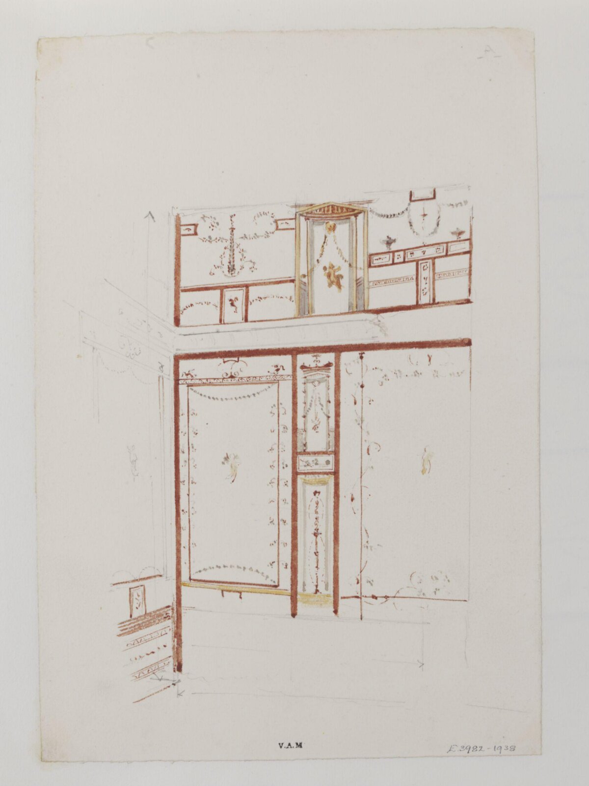 Drawing, James William Wild, 1840s