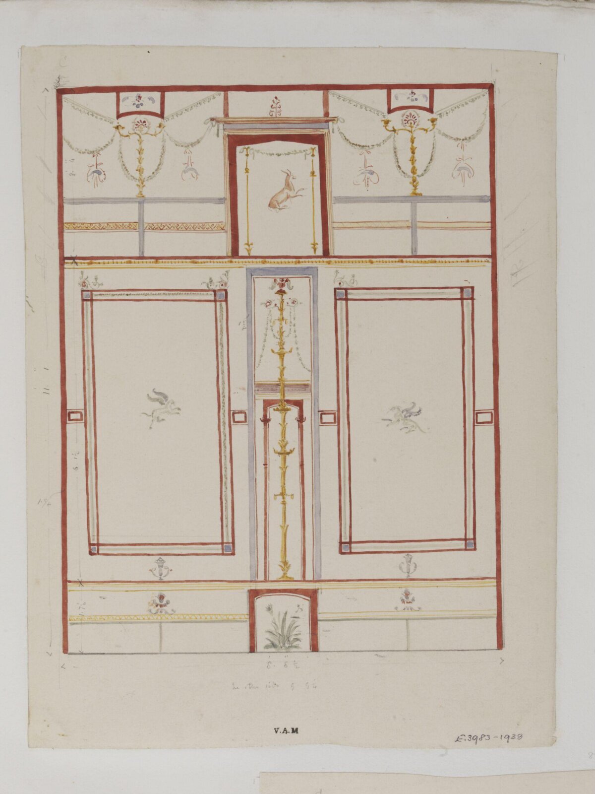 Drawing, James William Wild, 1840s