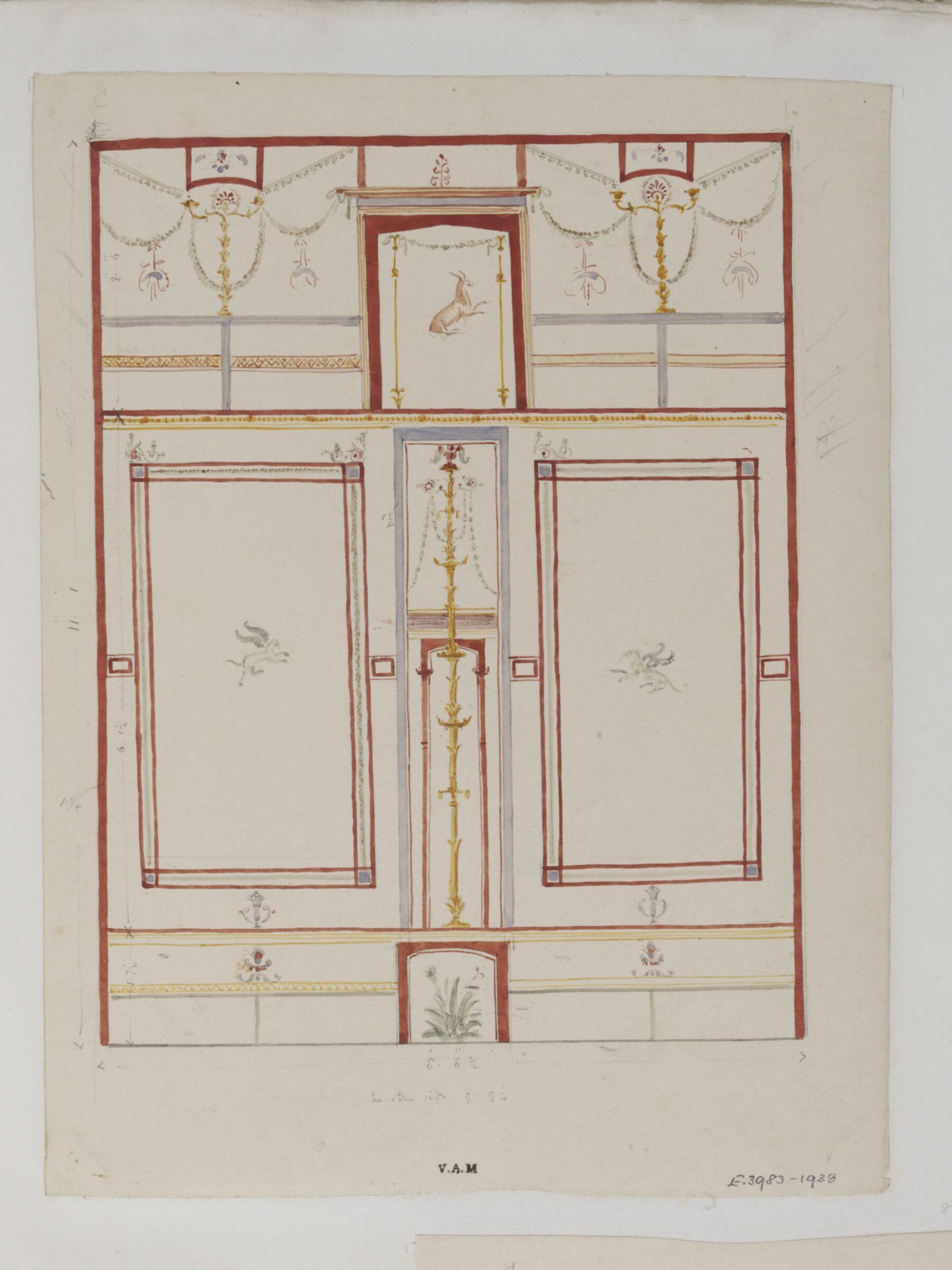 Drawing, James William Wild, 1840s
