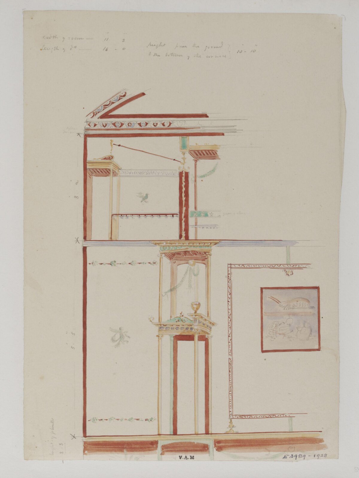 Drawing, James William Wild, 1840s