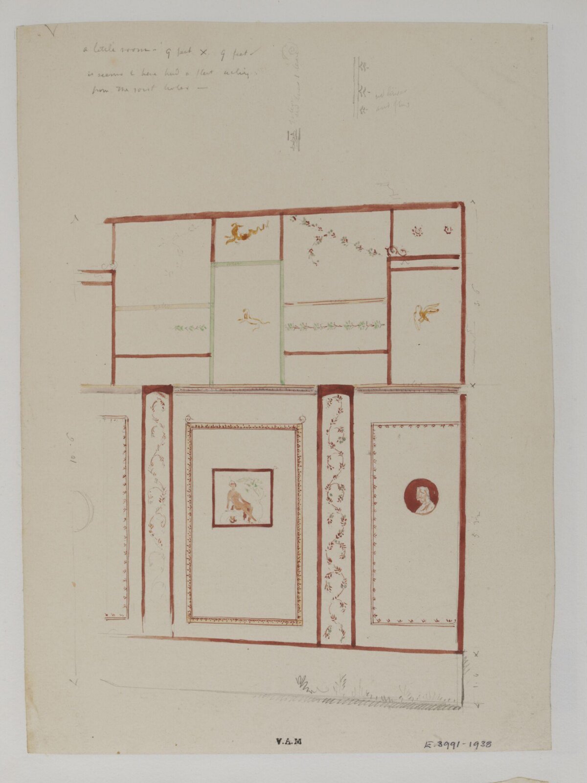 Drawing, James William Wild, 1840s