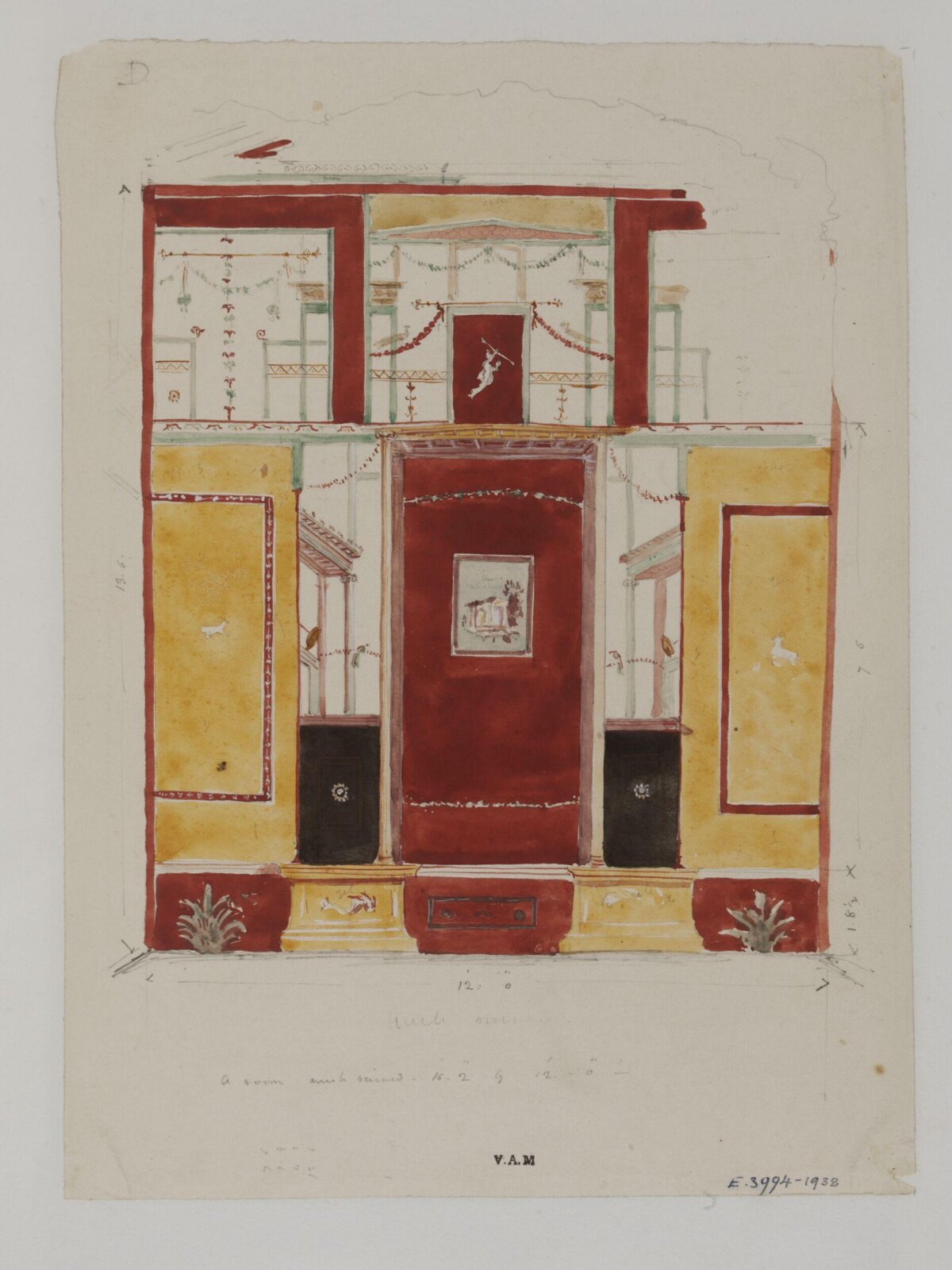 Drawing, James William Wild, 1840s