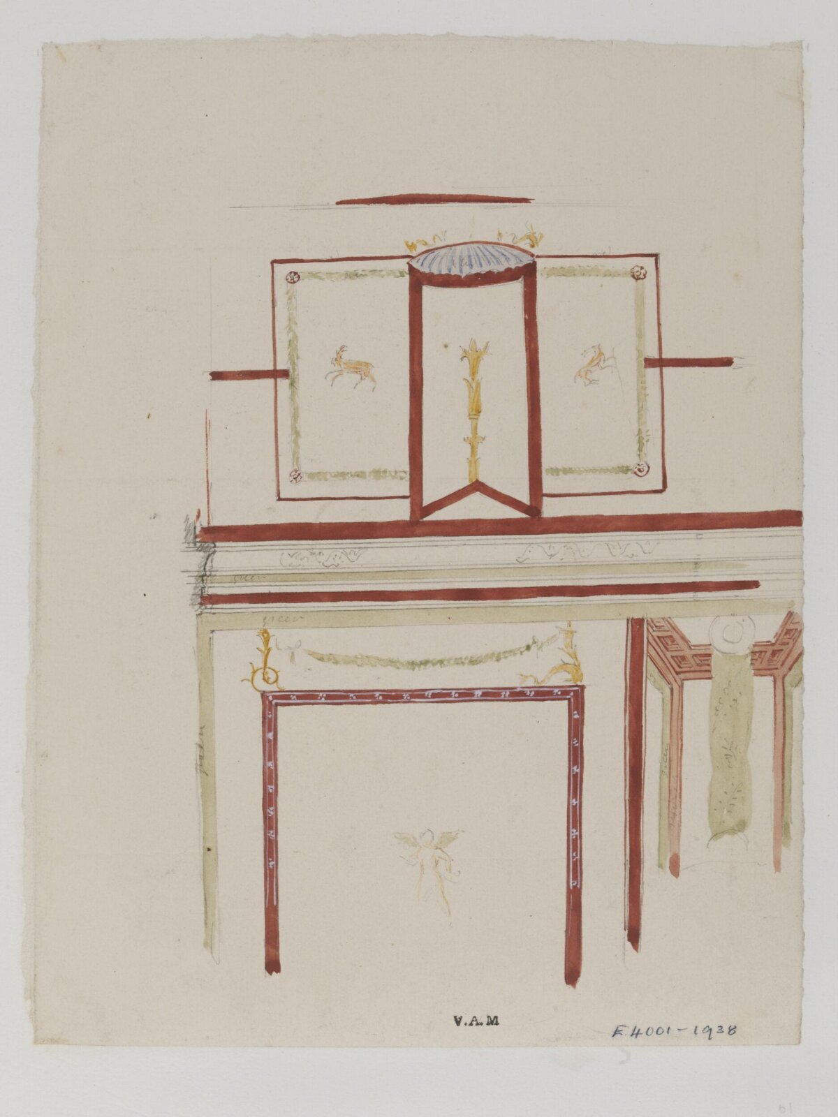 Drawing, James William Wild, 1840s