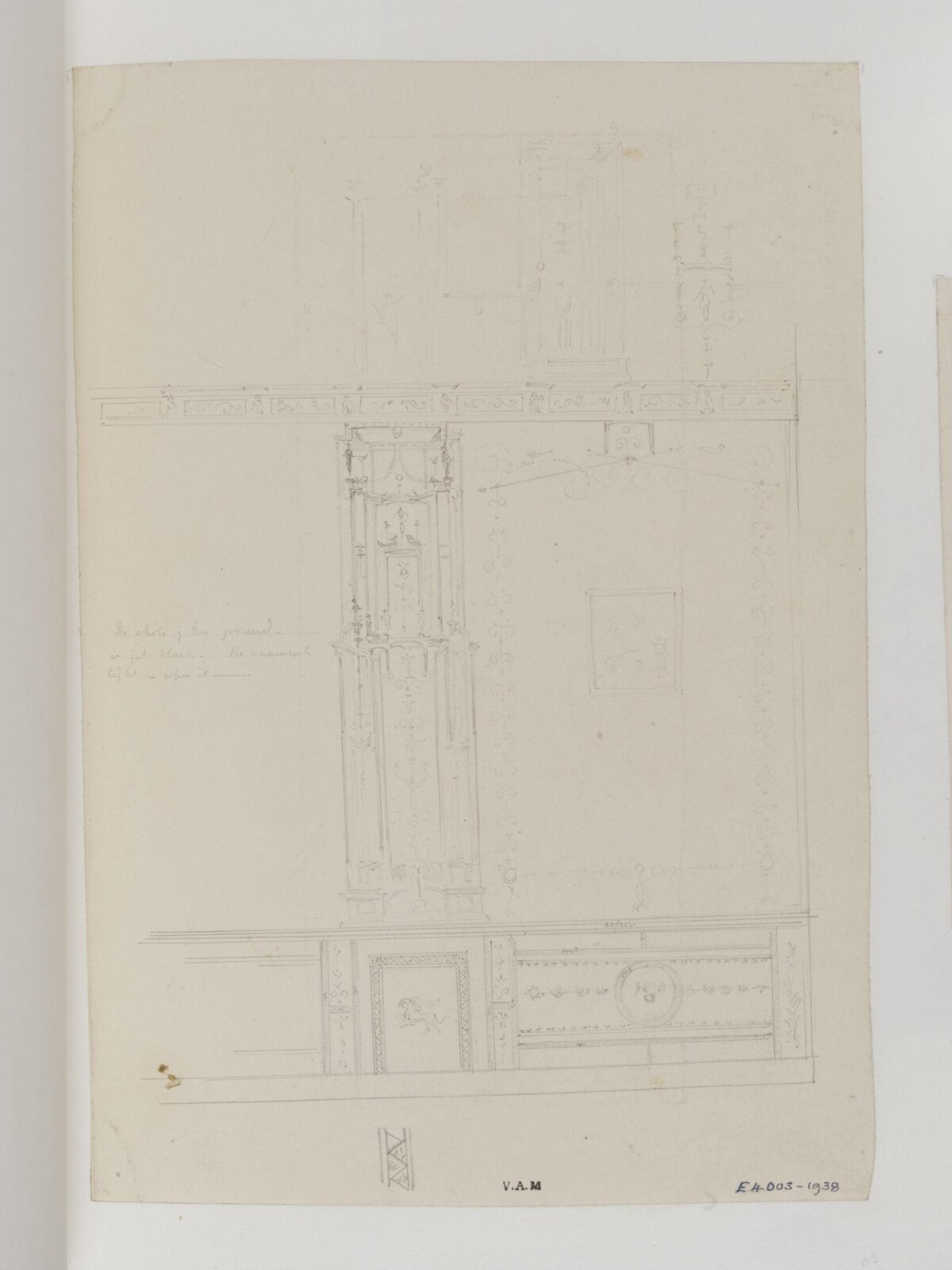 Casa della Parete Nera, James William Wild, 1840s
