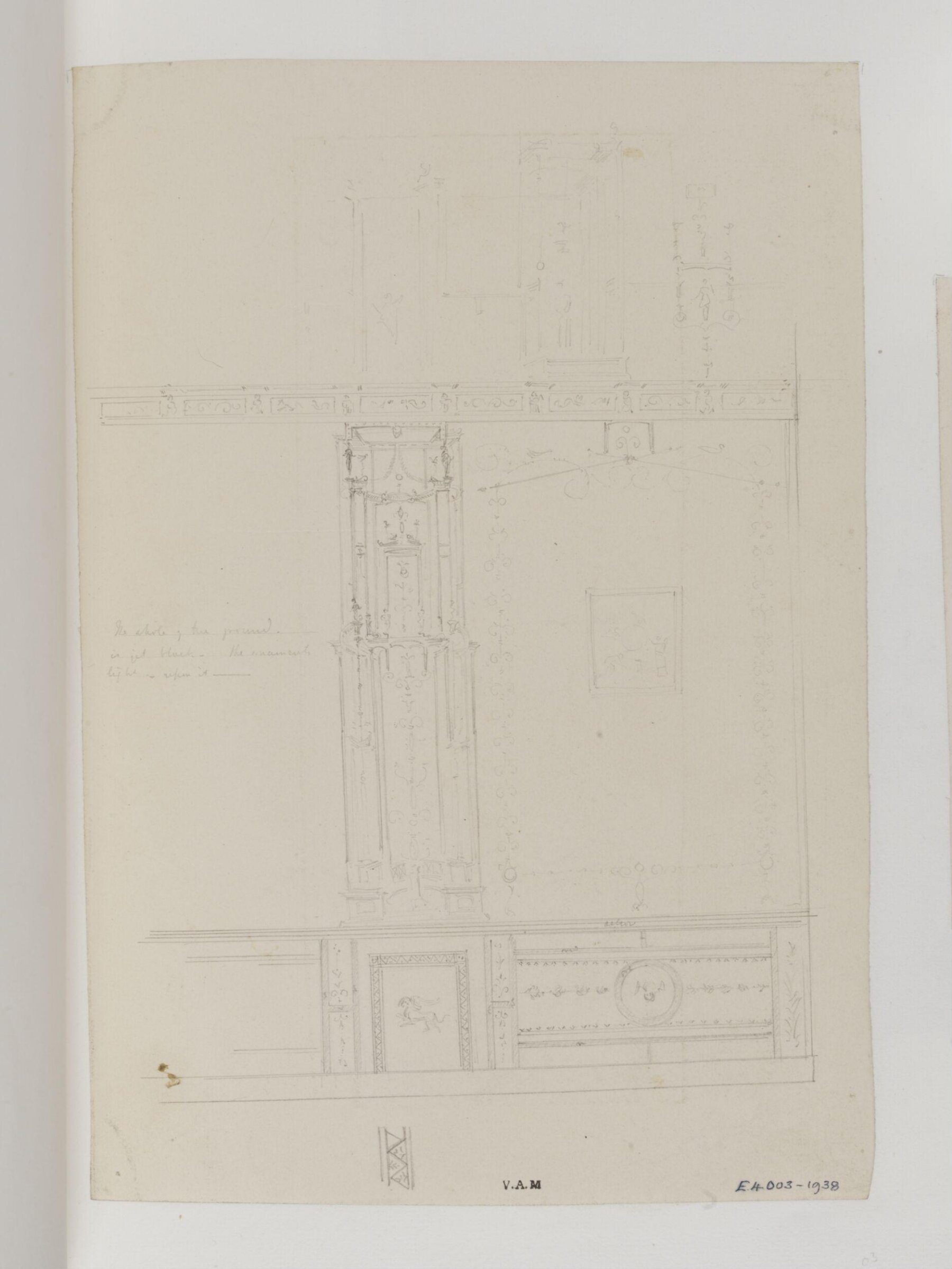 Casa della Parete Nera, James William Wild, 1840s