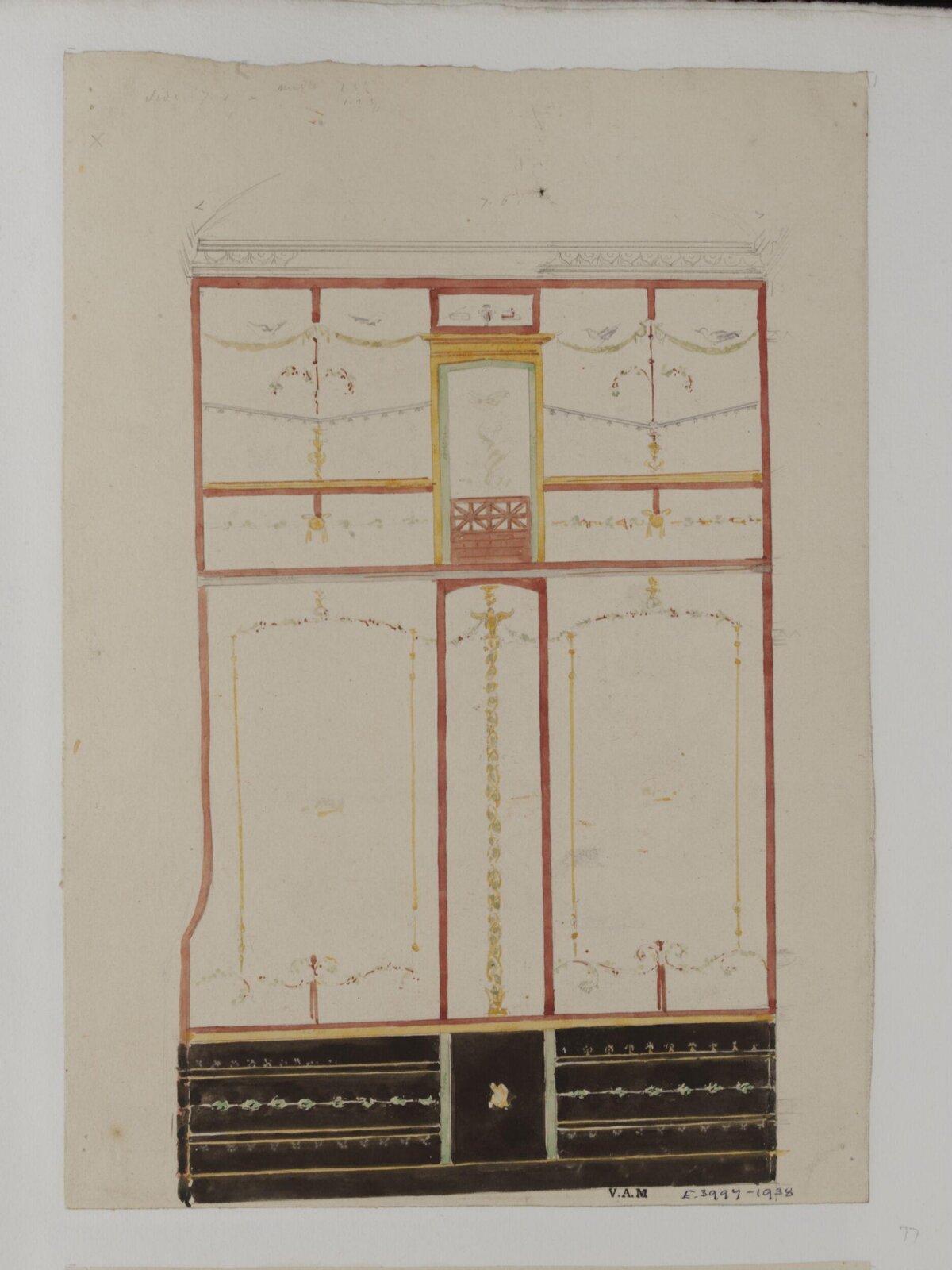 Drawing, James William Wild, 1840s