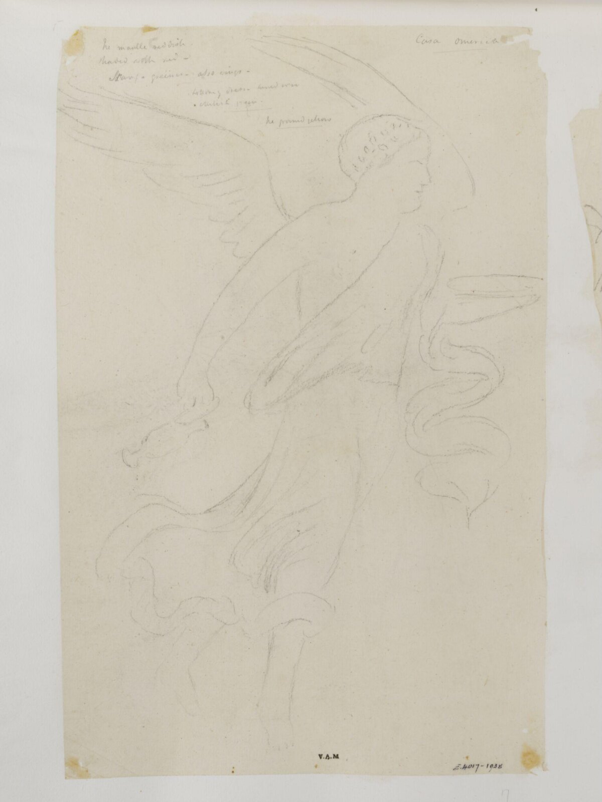 Drawing, James William Wild, 1840s