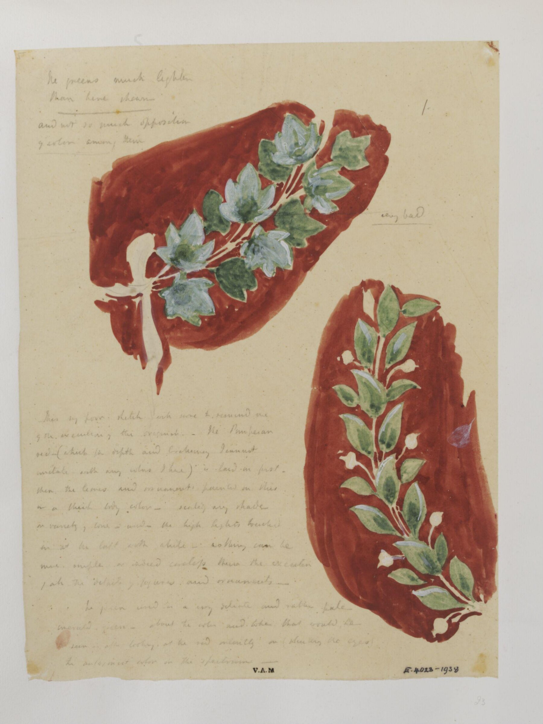 Drawing, James William Wild, 1840s