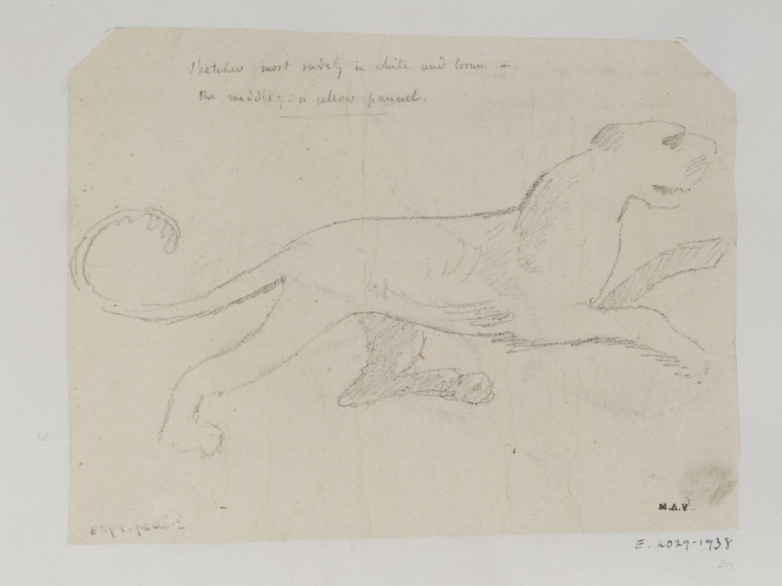 Drawing, James William Wild, 1840s