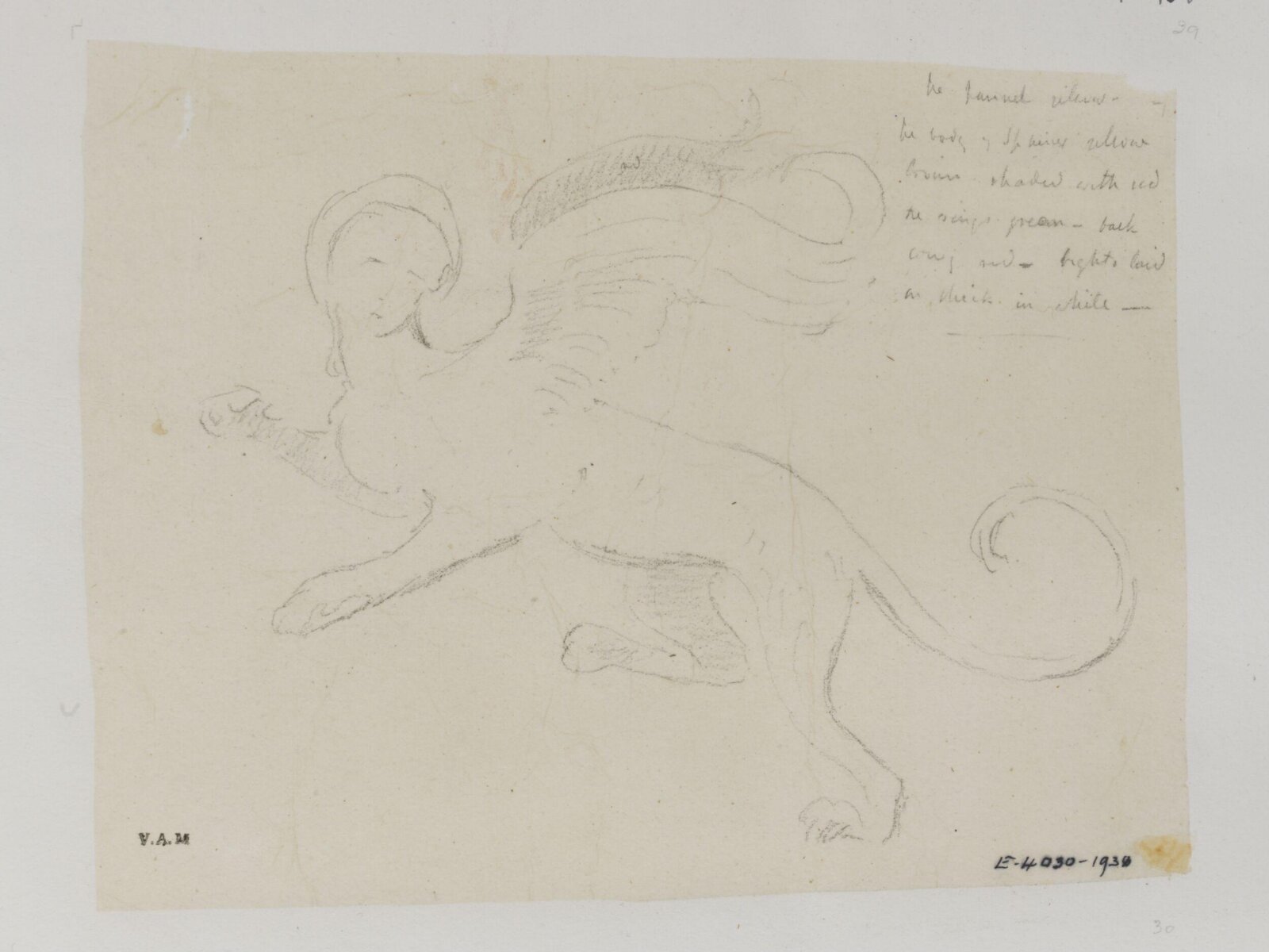 Drawing, James William Wild, 1840s