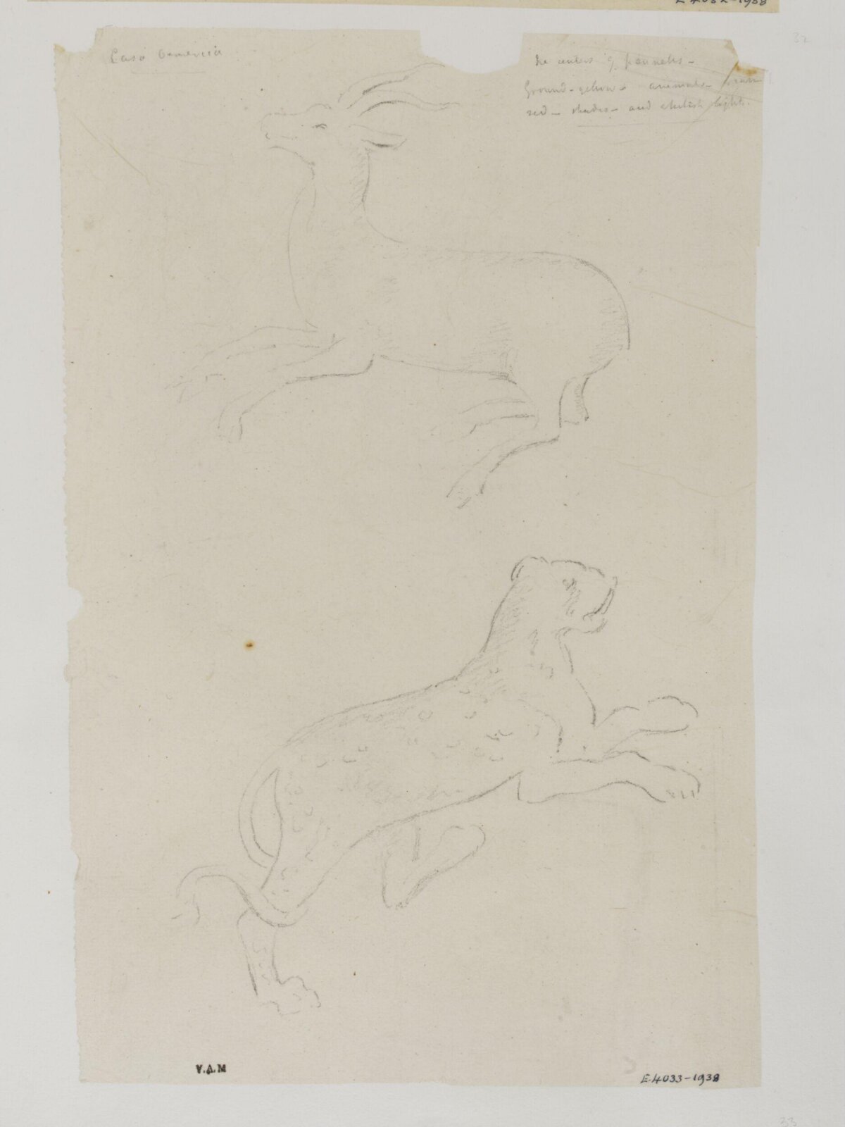 Drawing, James William Wild, 1840s