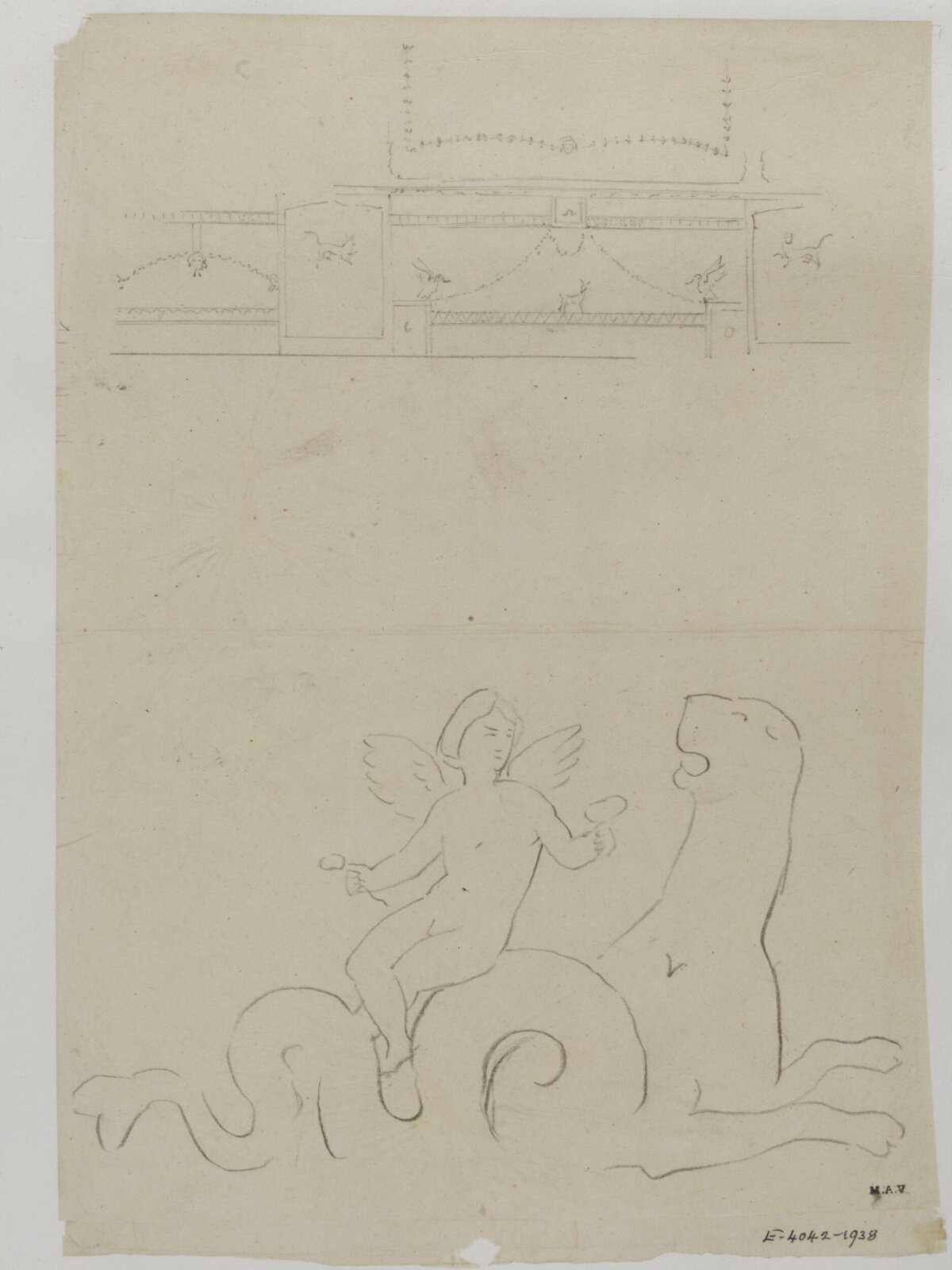 Drawing, James William Wild, 1840s