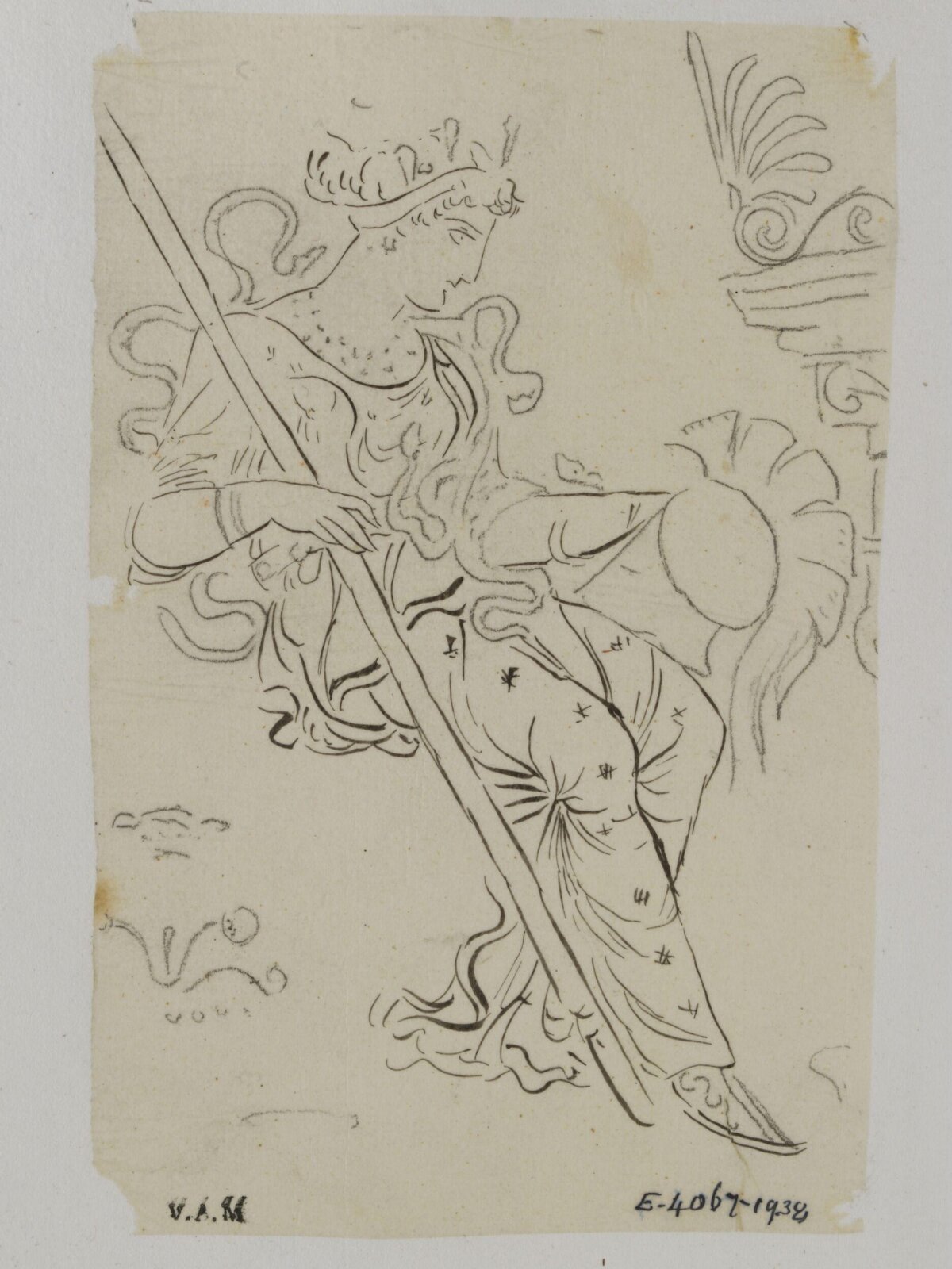 Drawing, James William Wild, 1840s
