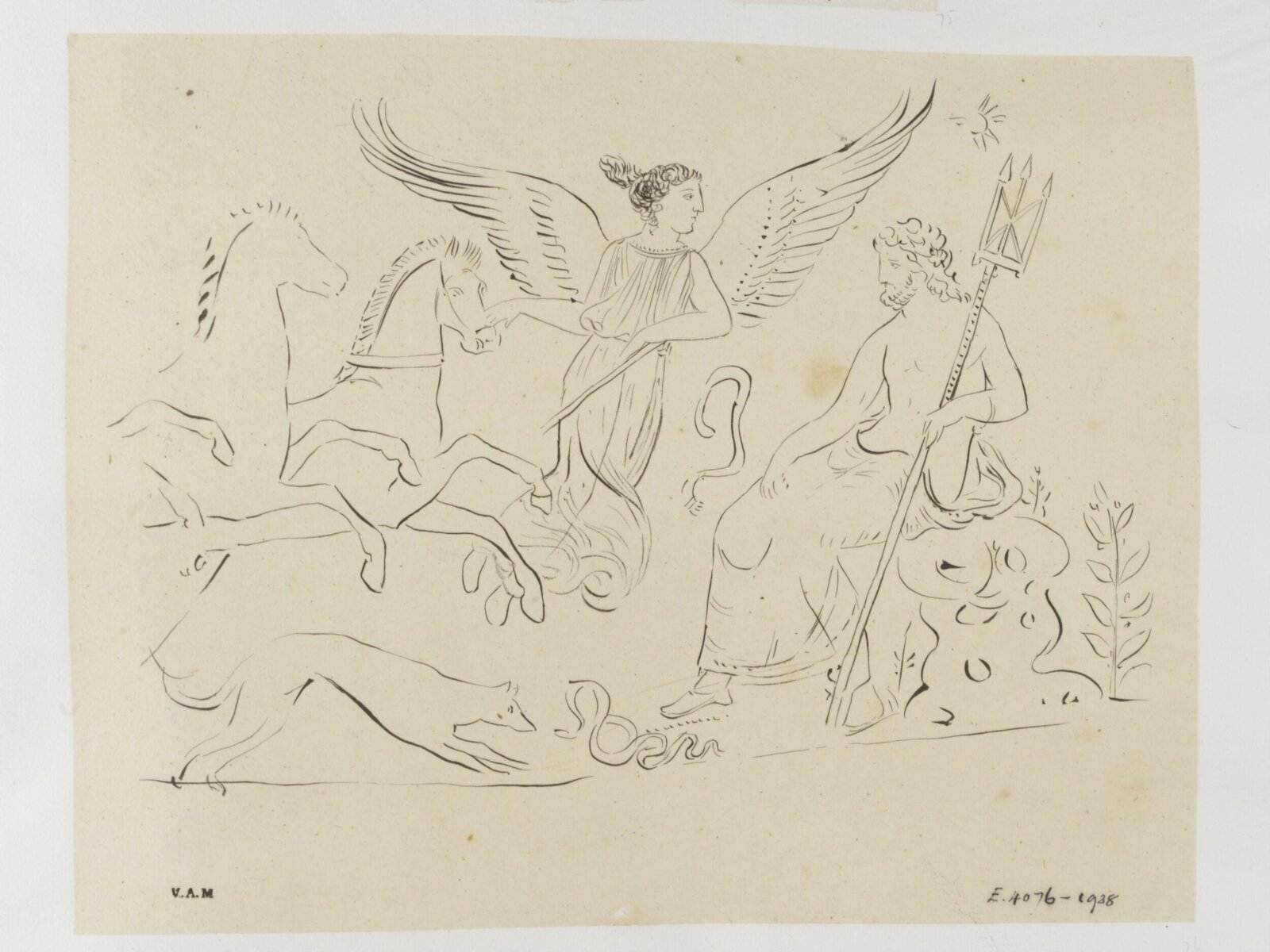 Drawing, James William Wild, 1840s