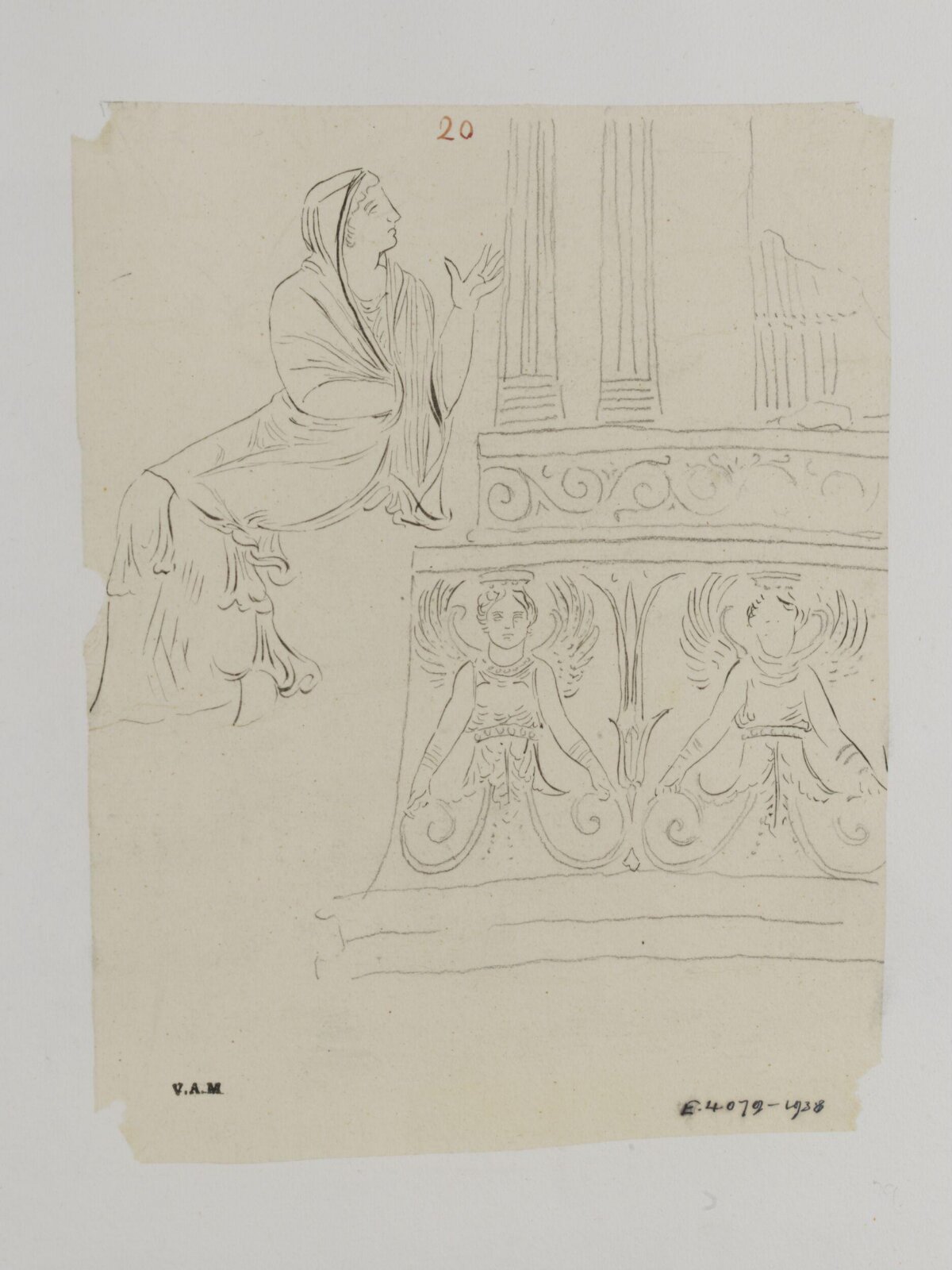 Drawing, James William Wild, 1840s