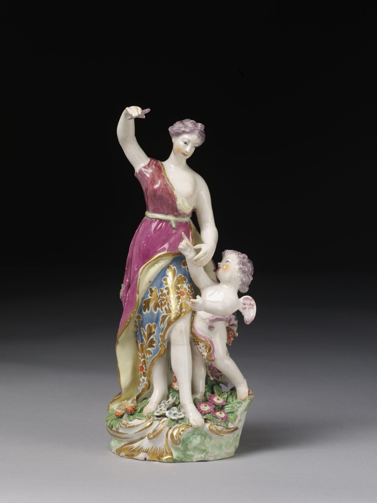 Figure group, Chelsea Porcelain factory, ca. 1758-1769