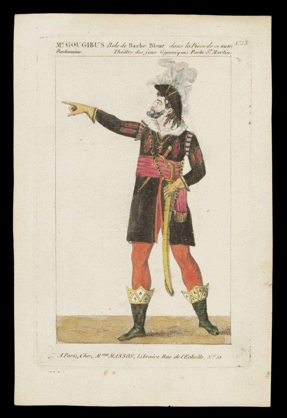 unknown, H Beard Print Collection