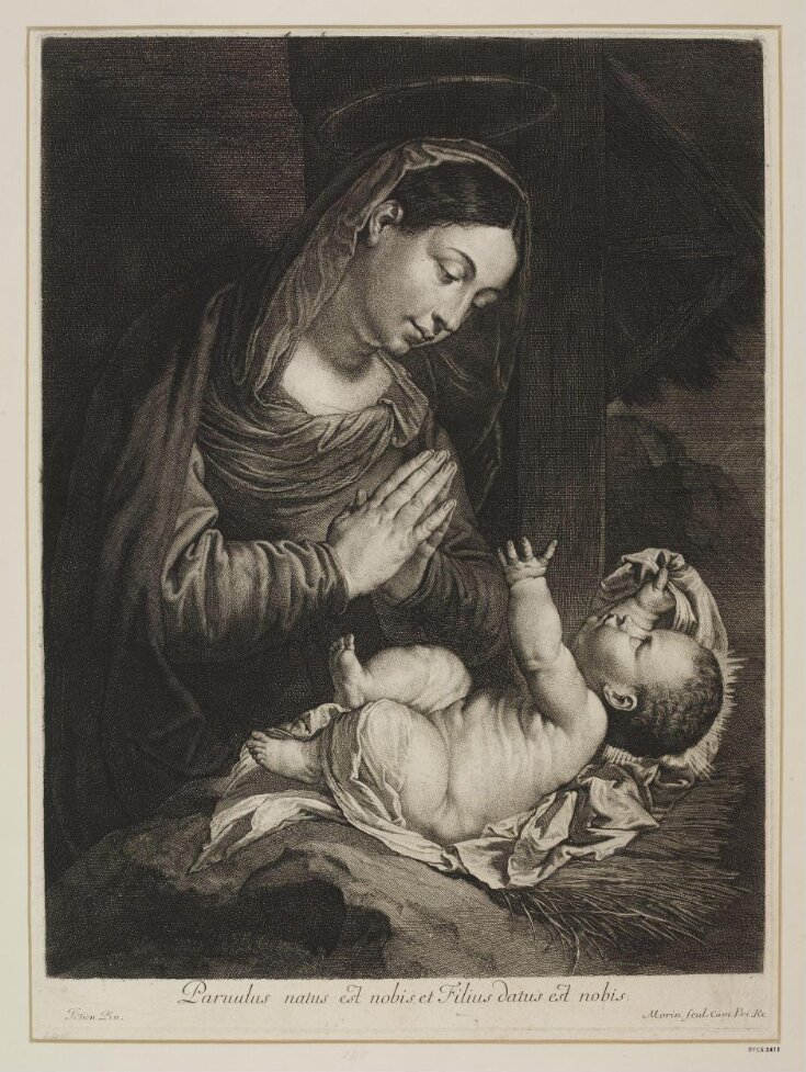 The Virgin adoring the Infant Jesus top image