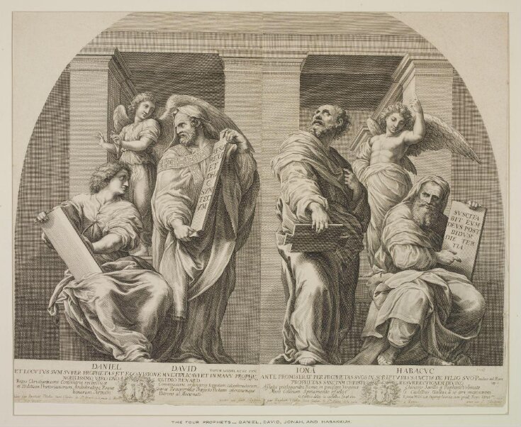 The Four Prophets, Daniel, David, Jonas and Habakkuk top image