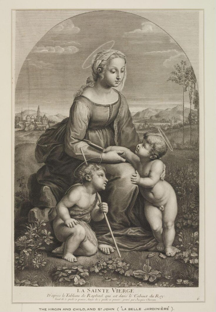 JT09)LA VIERGE DITE LA BELLE JARDINIERE. Poster Size 300mmx450mm