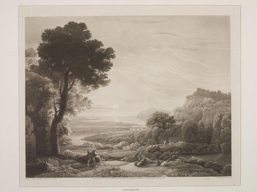 Landscape (early 19th century) by Louis Fabricius Dubourg