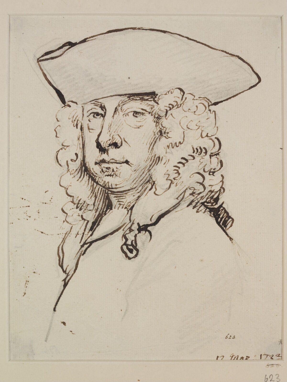 Self-portrait, Jonathan Richardson the elder, 1732 or 1733