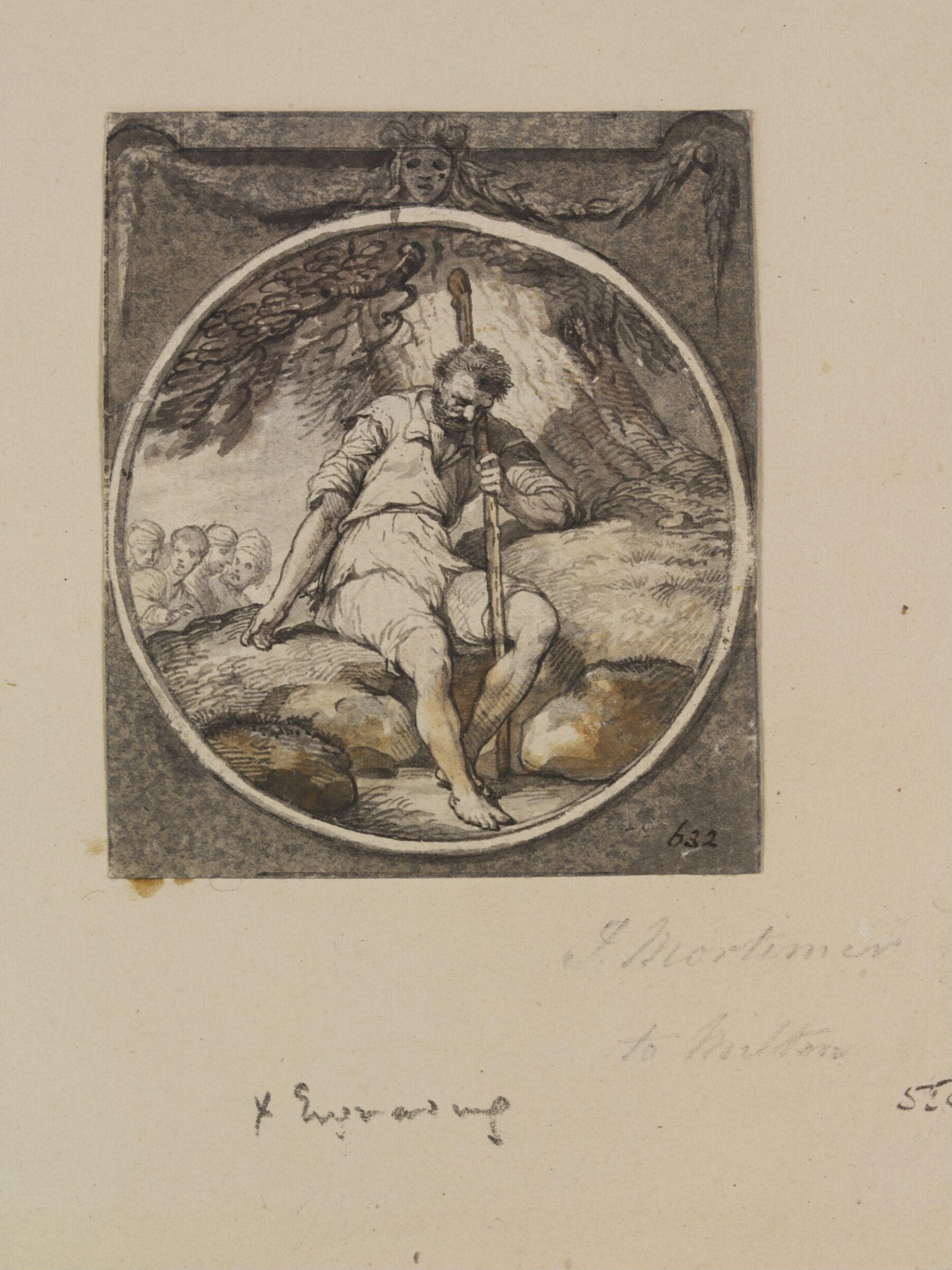 Drawing, John Hamilton Mortimer, second half of 18th century