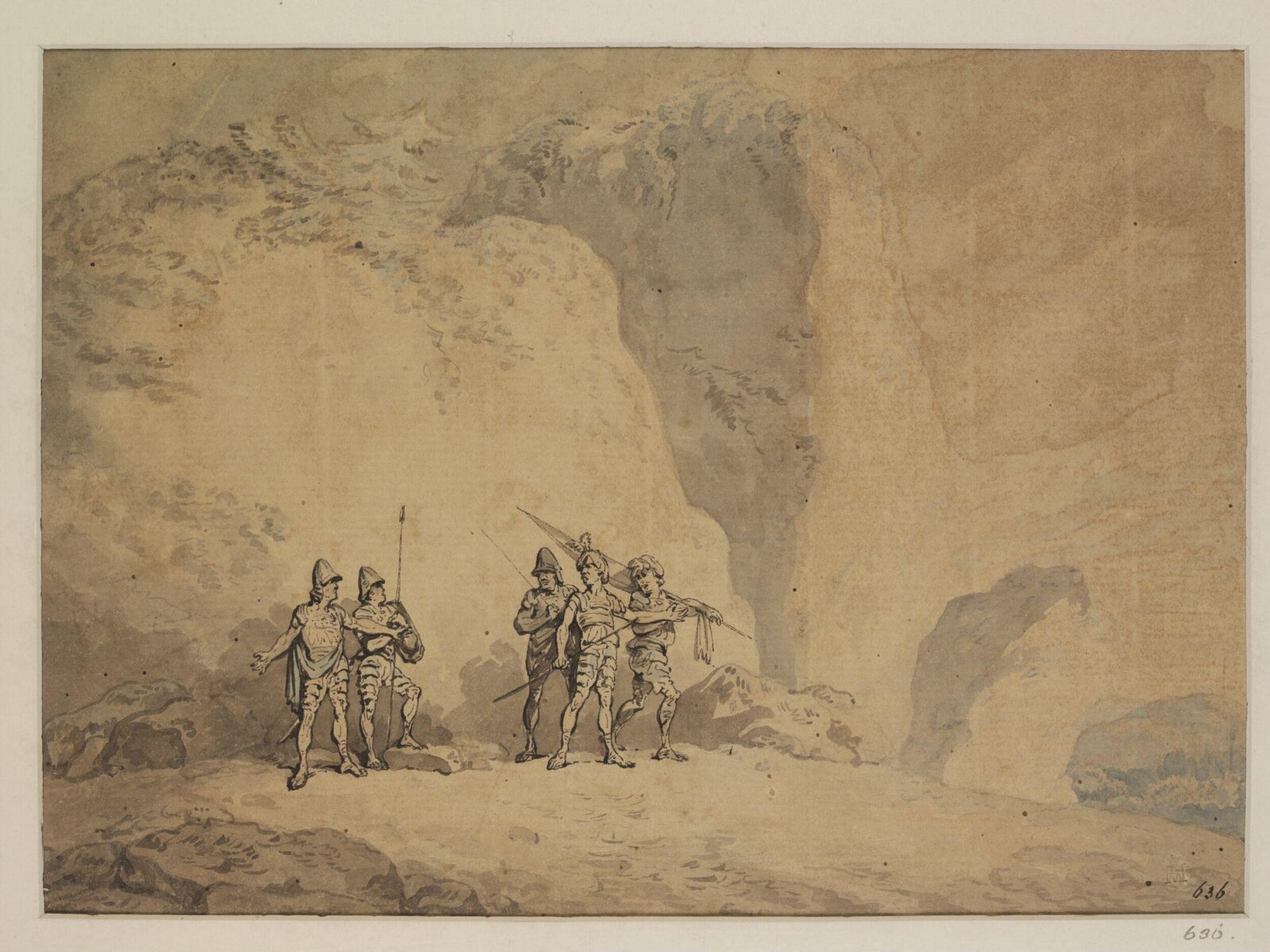 Drawing, John Hamilton Mortimer, second half of 18th century