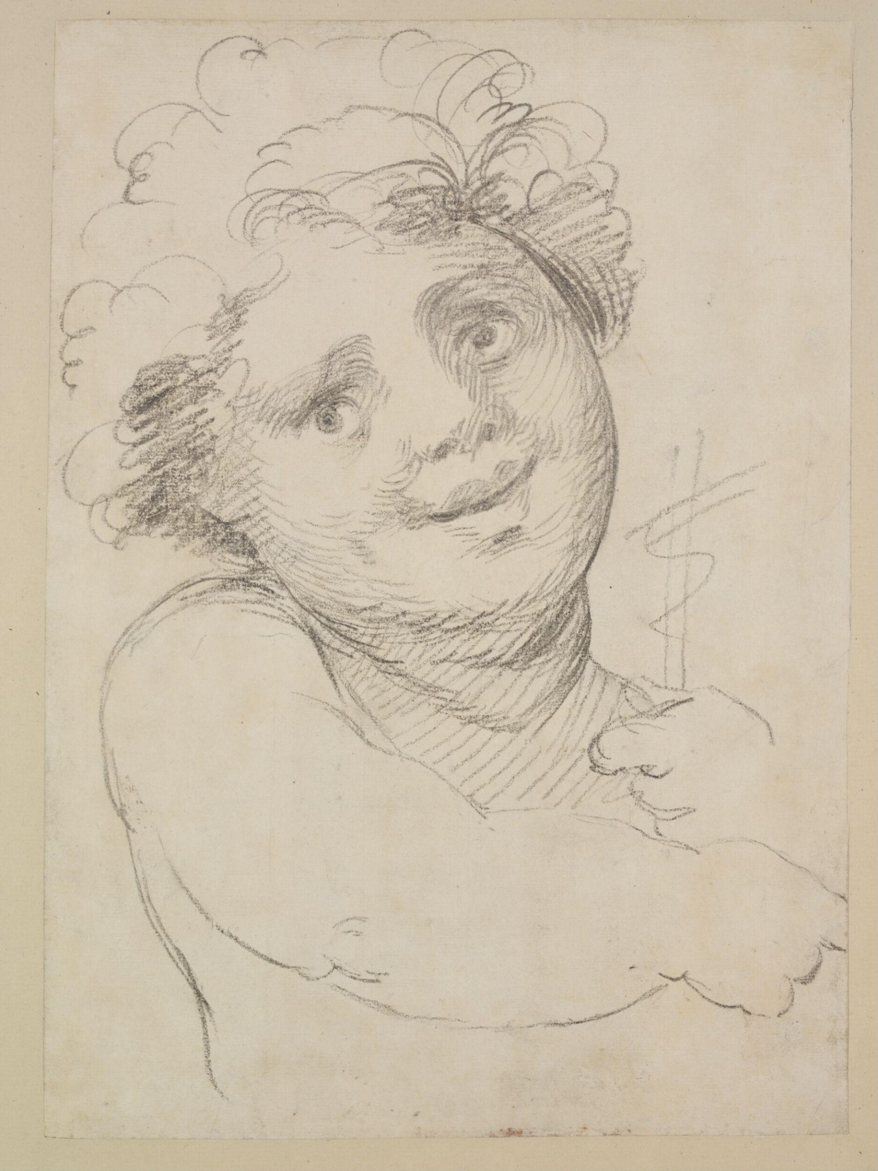 Head of St. John, Joshua Reynolds, 18th century