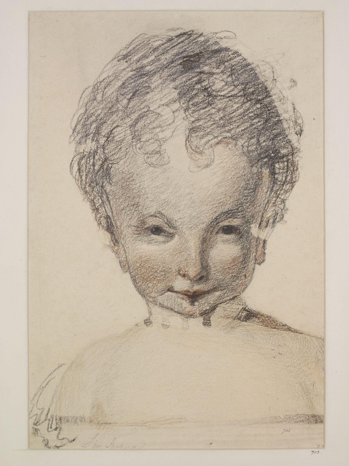 Drawing, Joshua Reynolds, 18th century