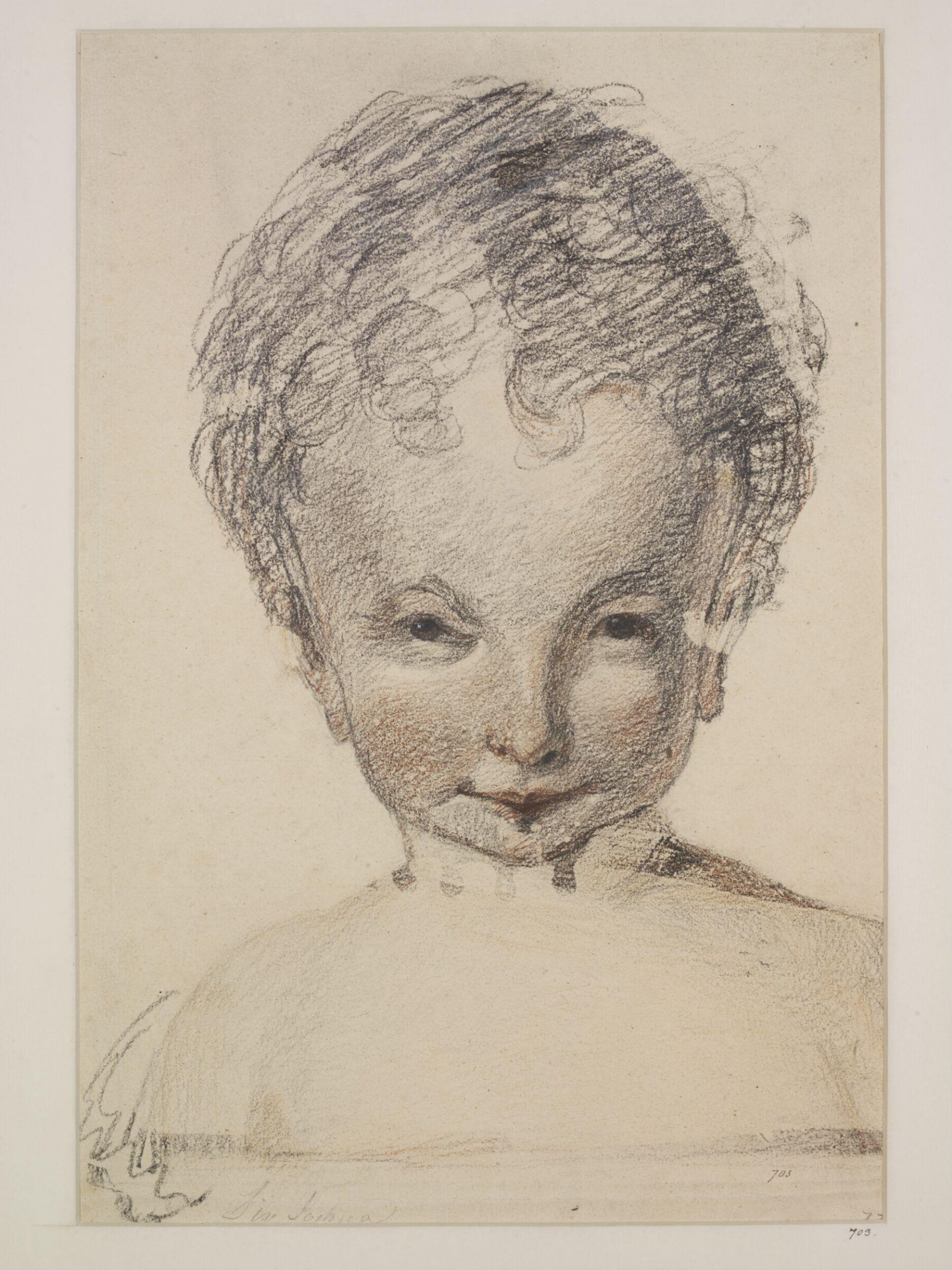 Drawing, Joshua Reynolds, 18th century