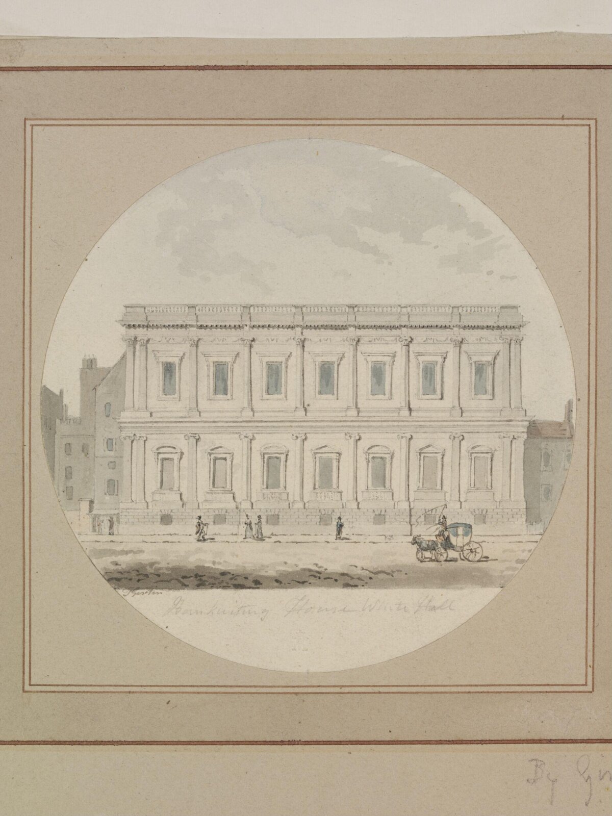 Drawing, Thomas Girtin, late 18th century
