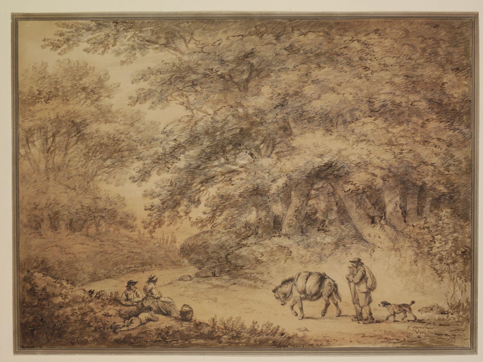 Drawing, George Morland, late 18th - early 19th century