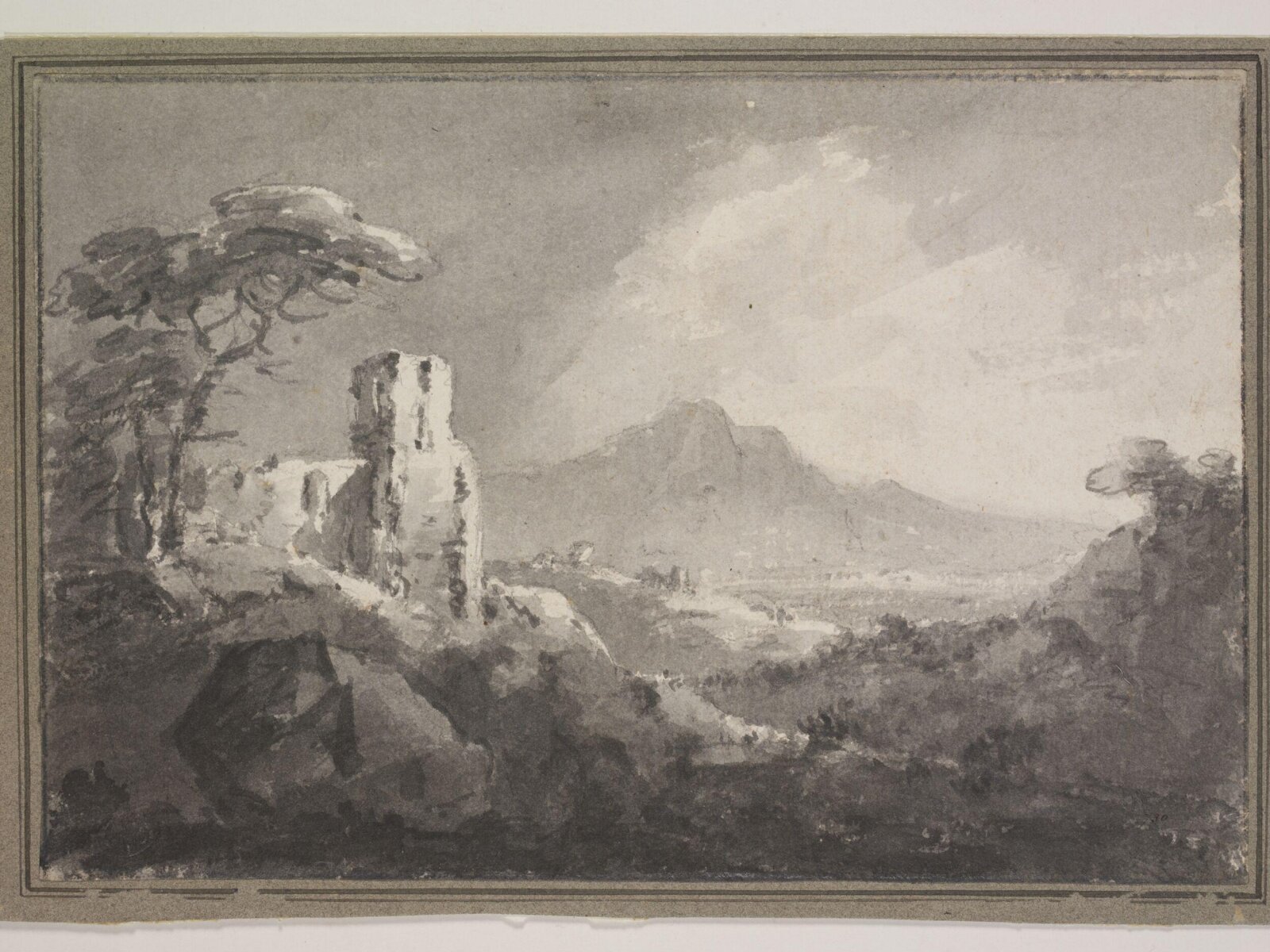 Drawing, William Gilpin, 18th - early 19th century