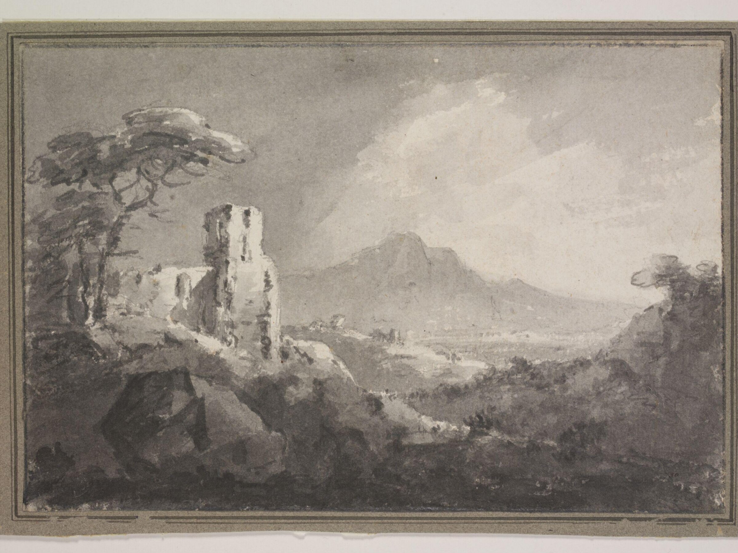 Drawing, William Gilpin, 18th - early 19th century