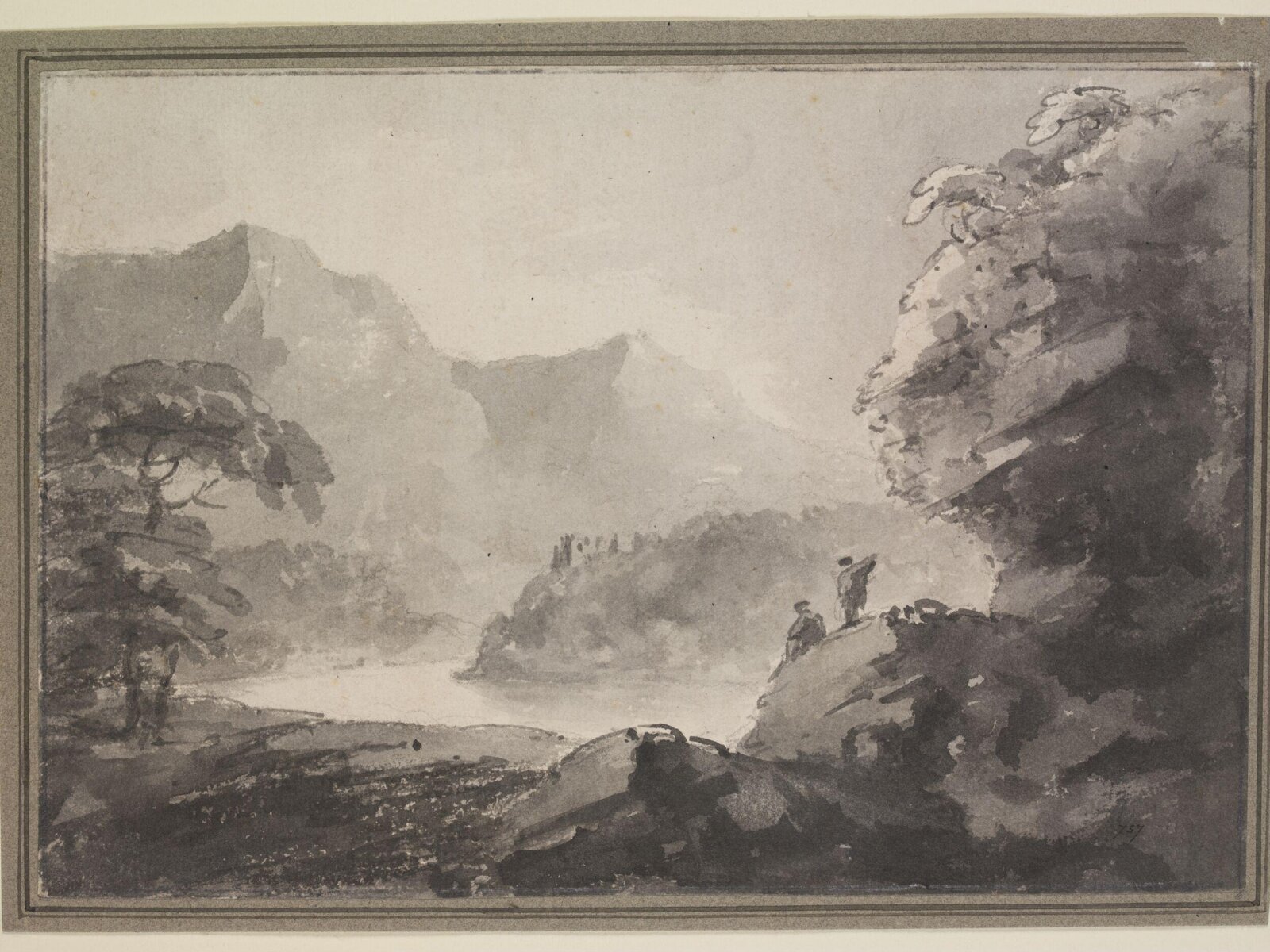 Drawing, William Gilpin, 18th - early 19th century