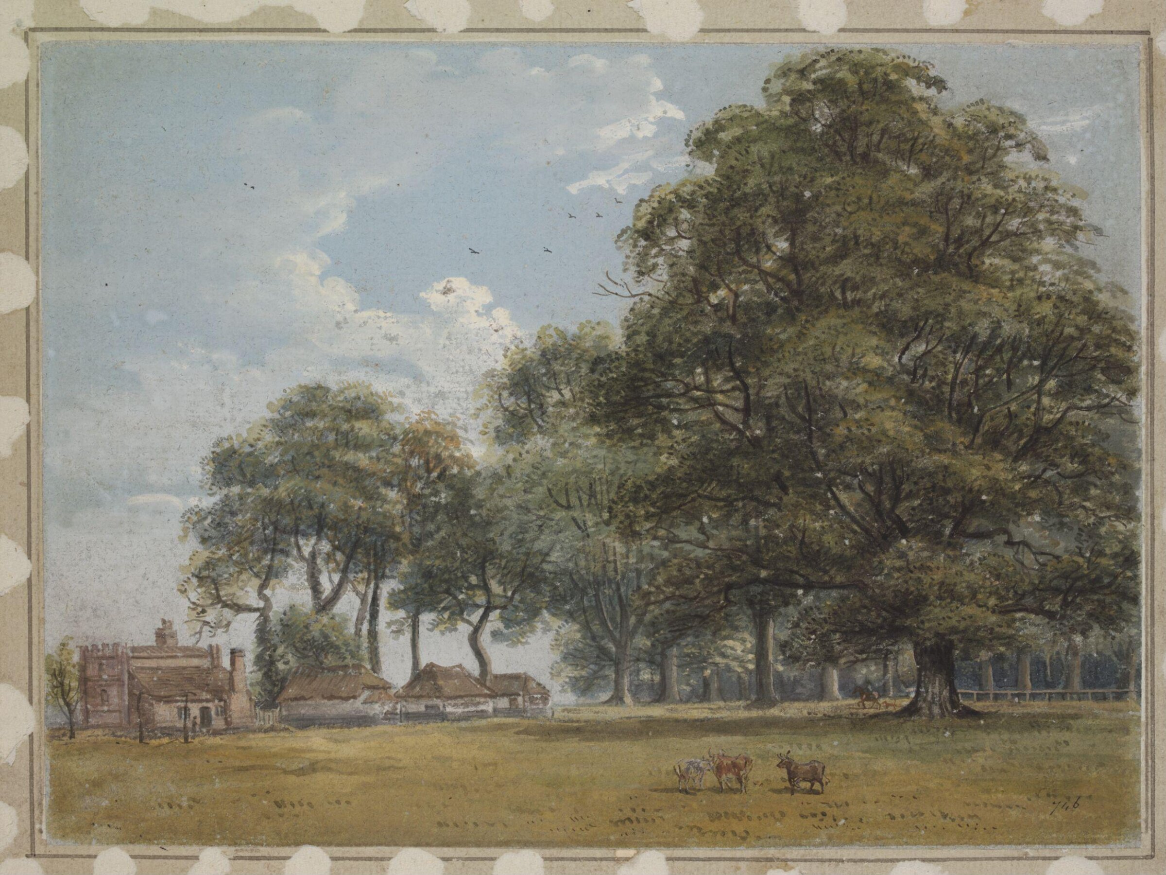 Easton Park, Paul Sandby, 18th - early 19th century