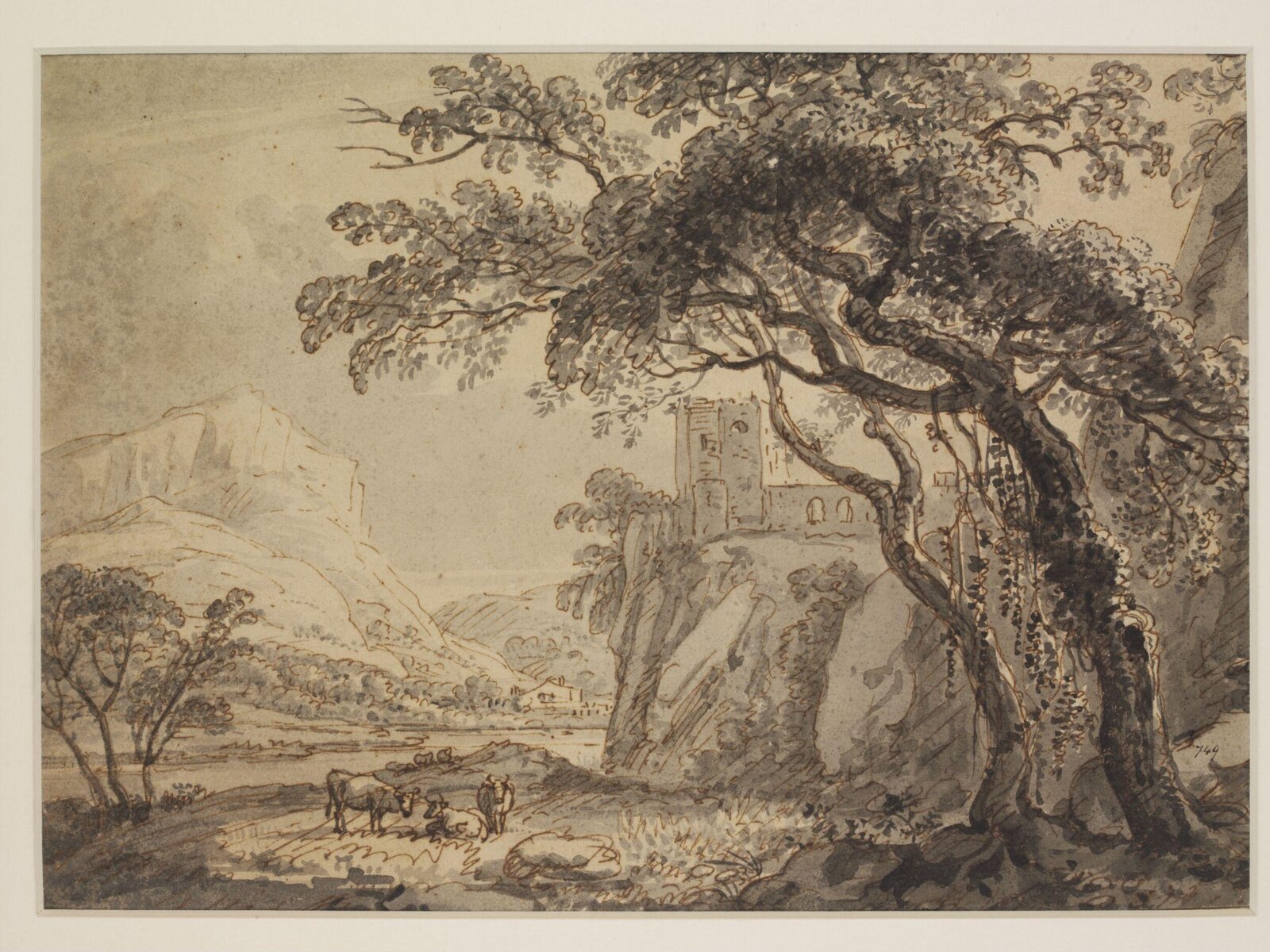 Drawing, Paul Sandby, 18th to early 19th century