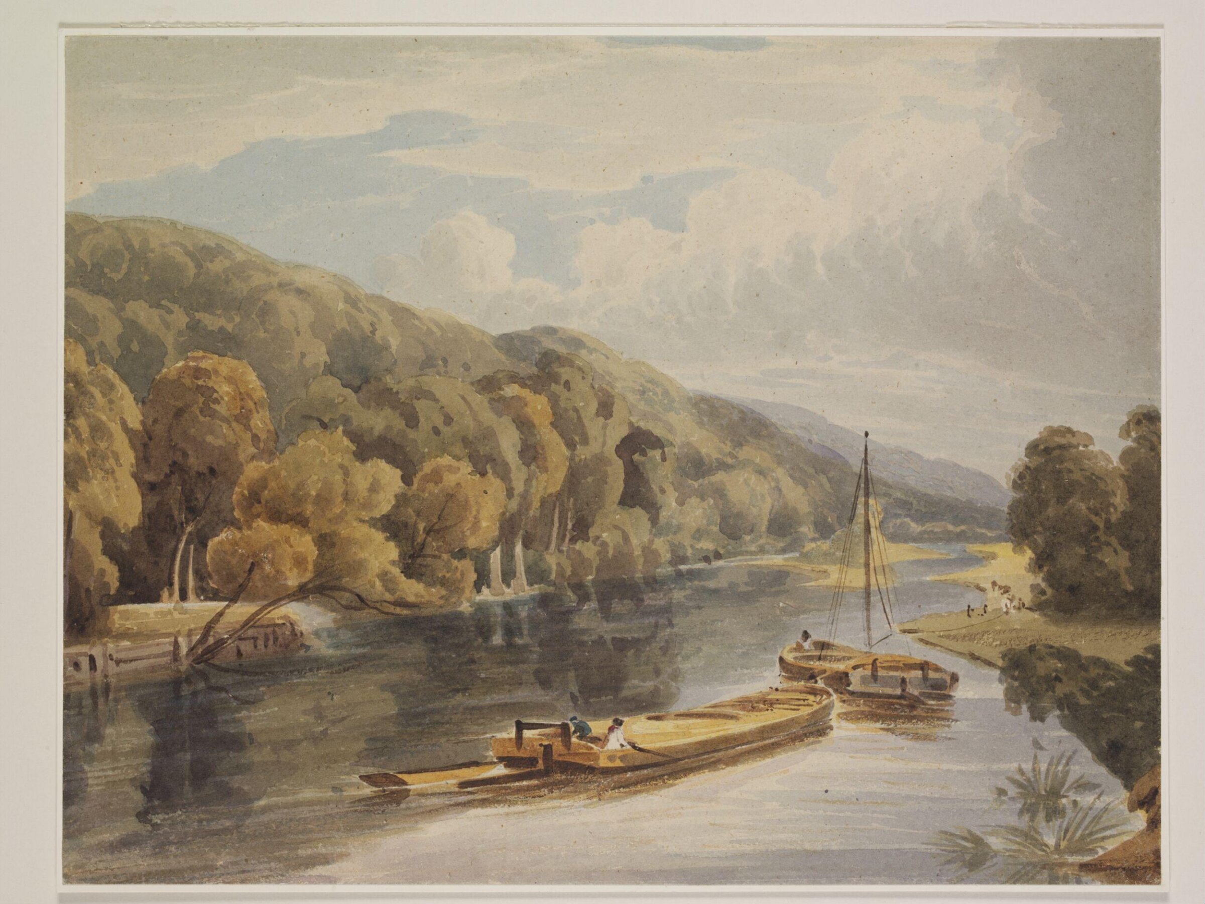 Cliveden Spring and Woods, Buckinghamshire, William Havell, ca.1810