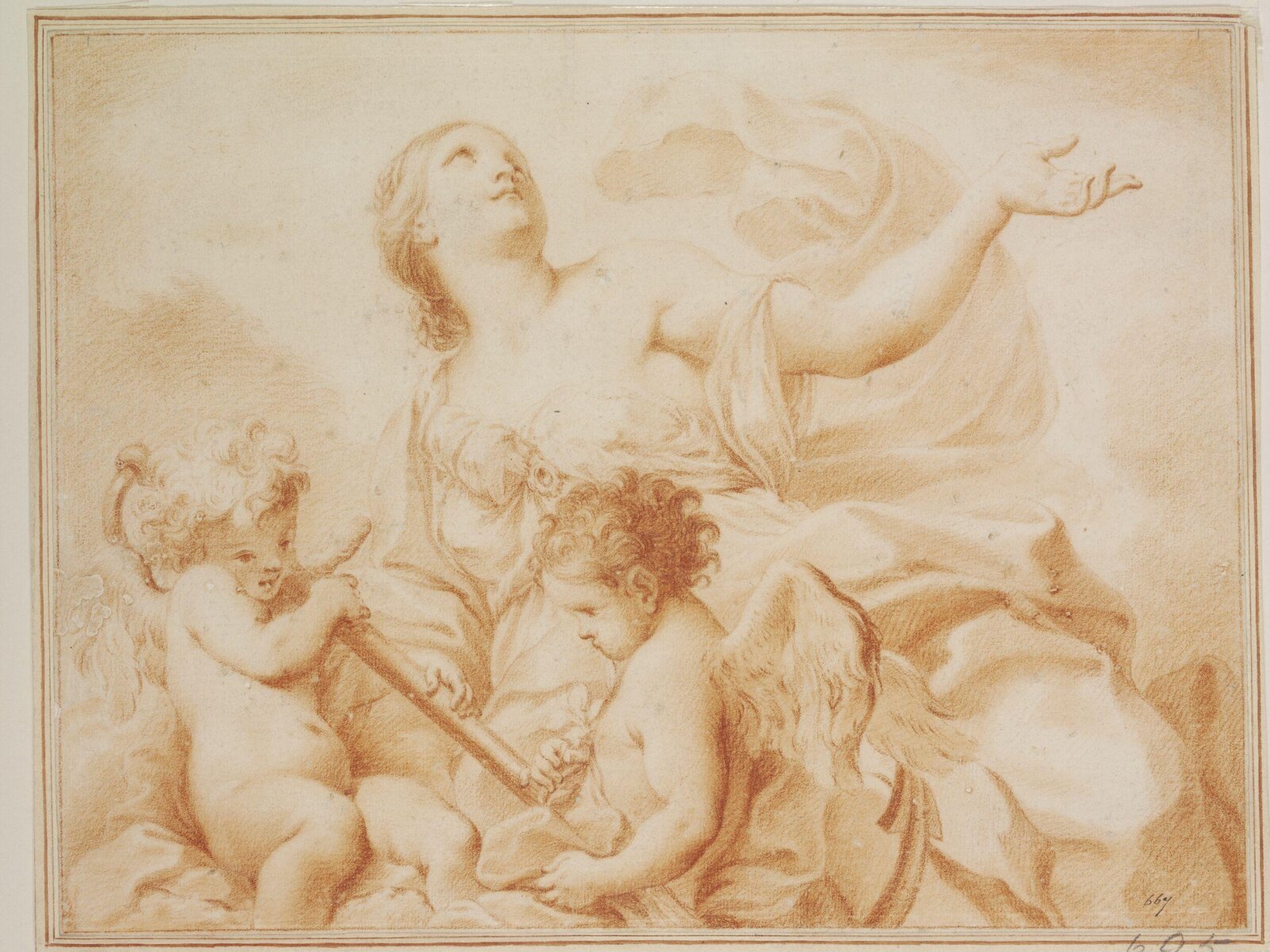 Drawing, Giovanni Battista Cipriani, 18th century