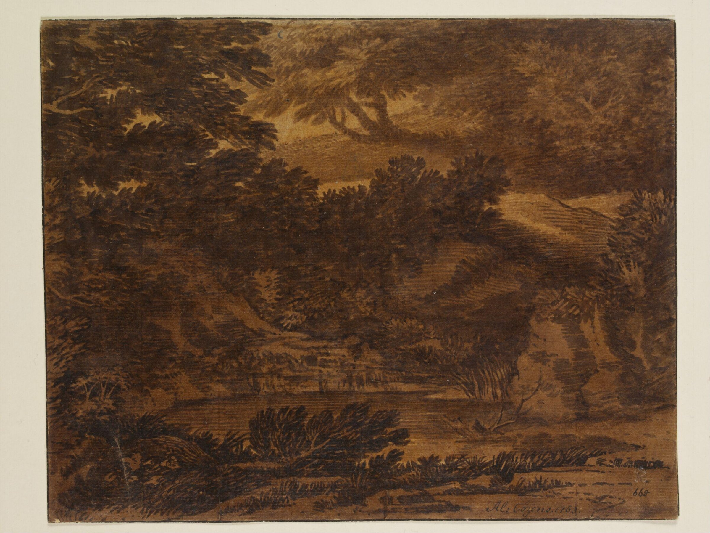 Drawing, Alexander Cozens, 1763