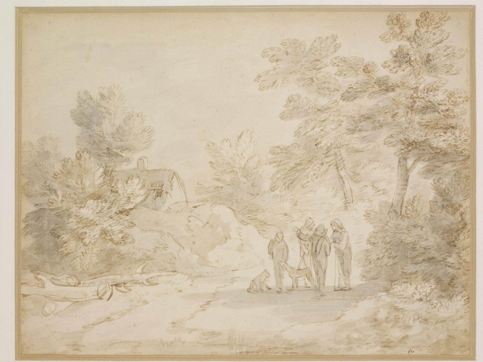 Drawing, Thomas Gainsborough, 18th century