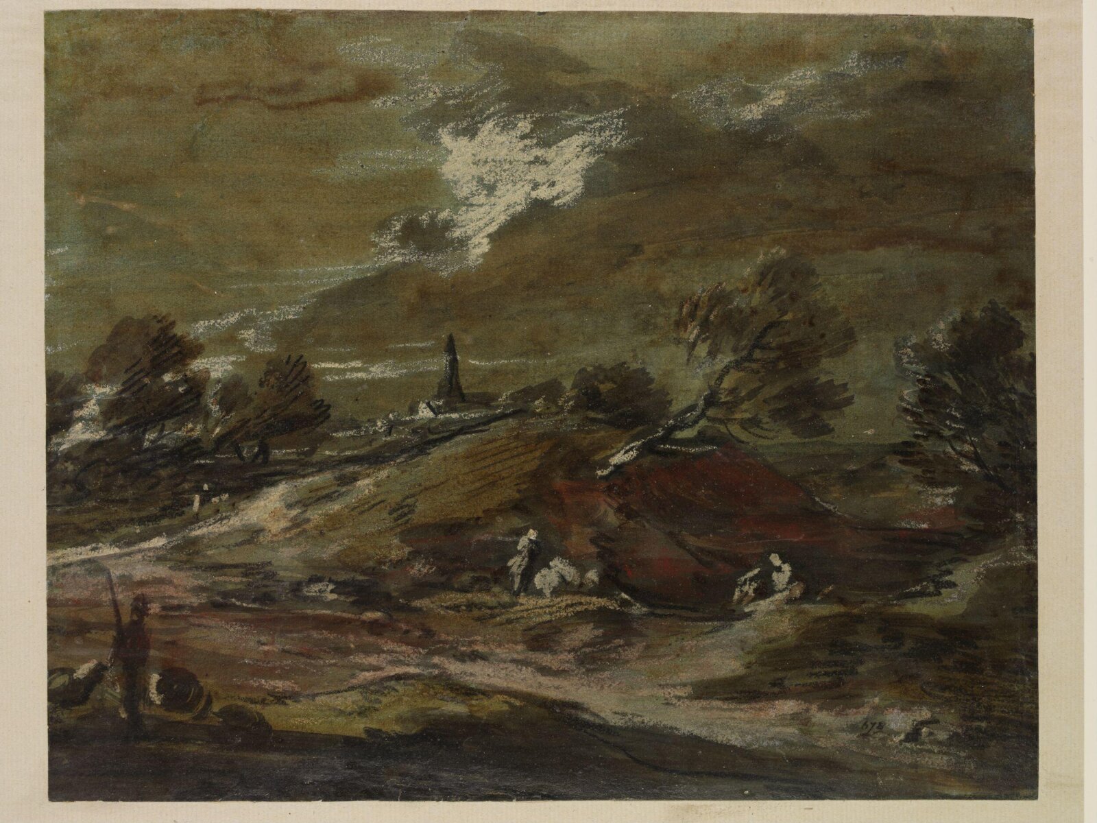 Drawing, Thomas Gainsborough, 18th century