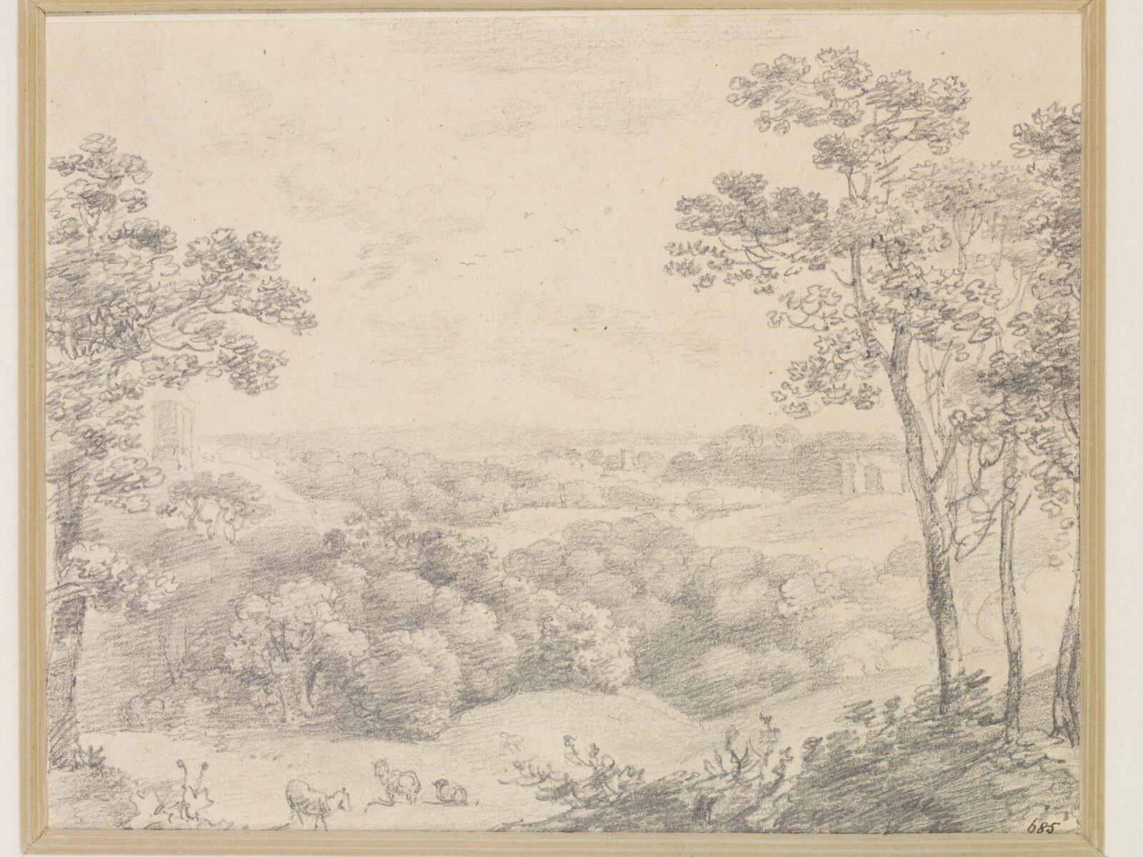 Drawing, Thomas Gainsborough, 18th century