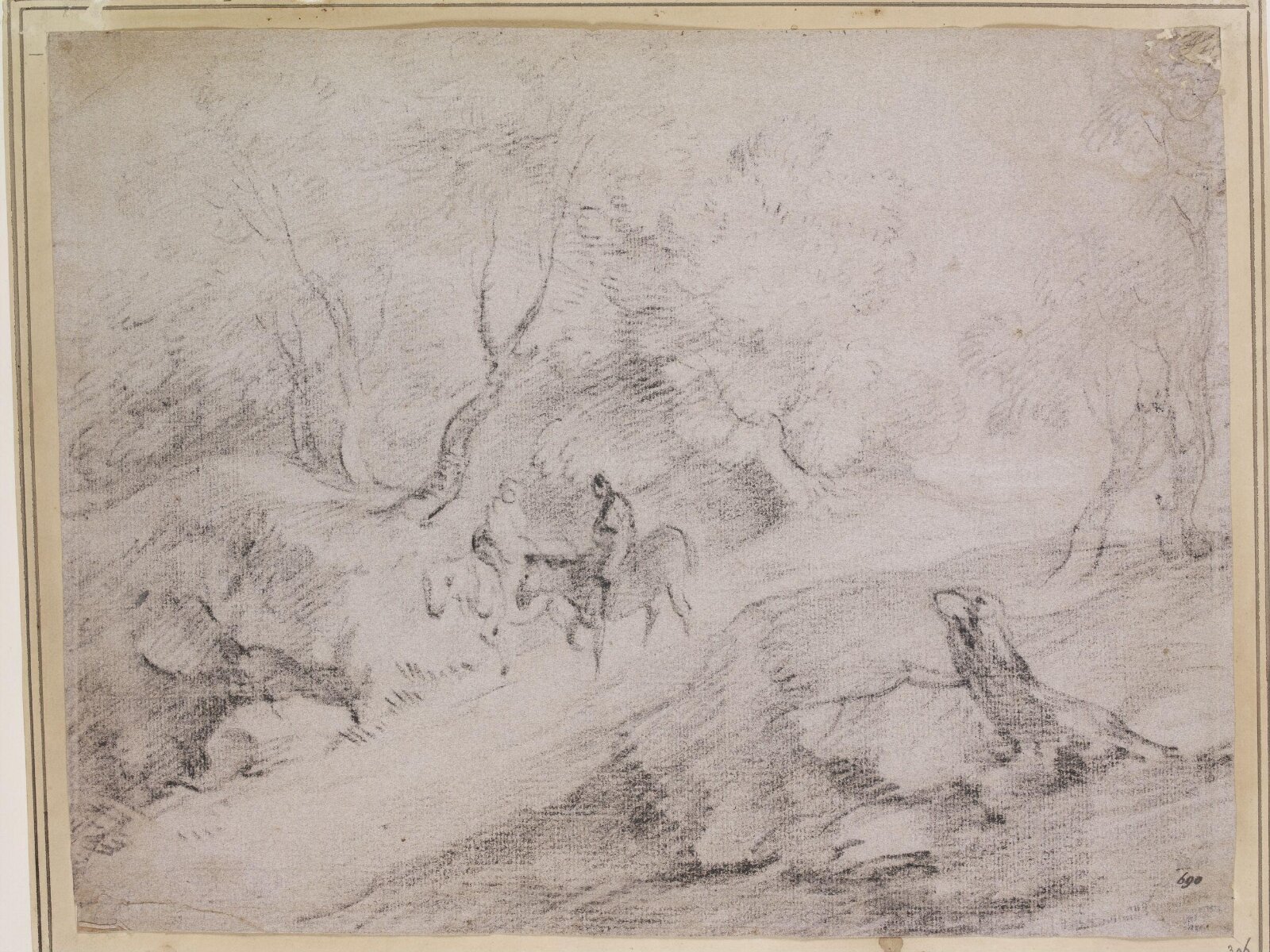 Drawing, Thomas Gainsborough, 18th century