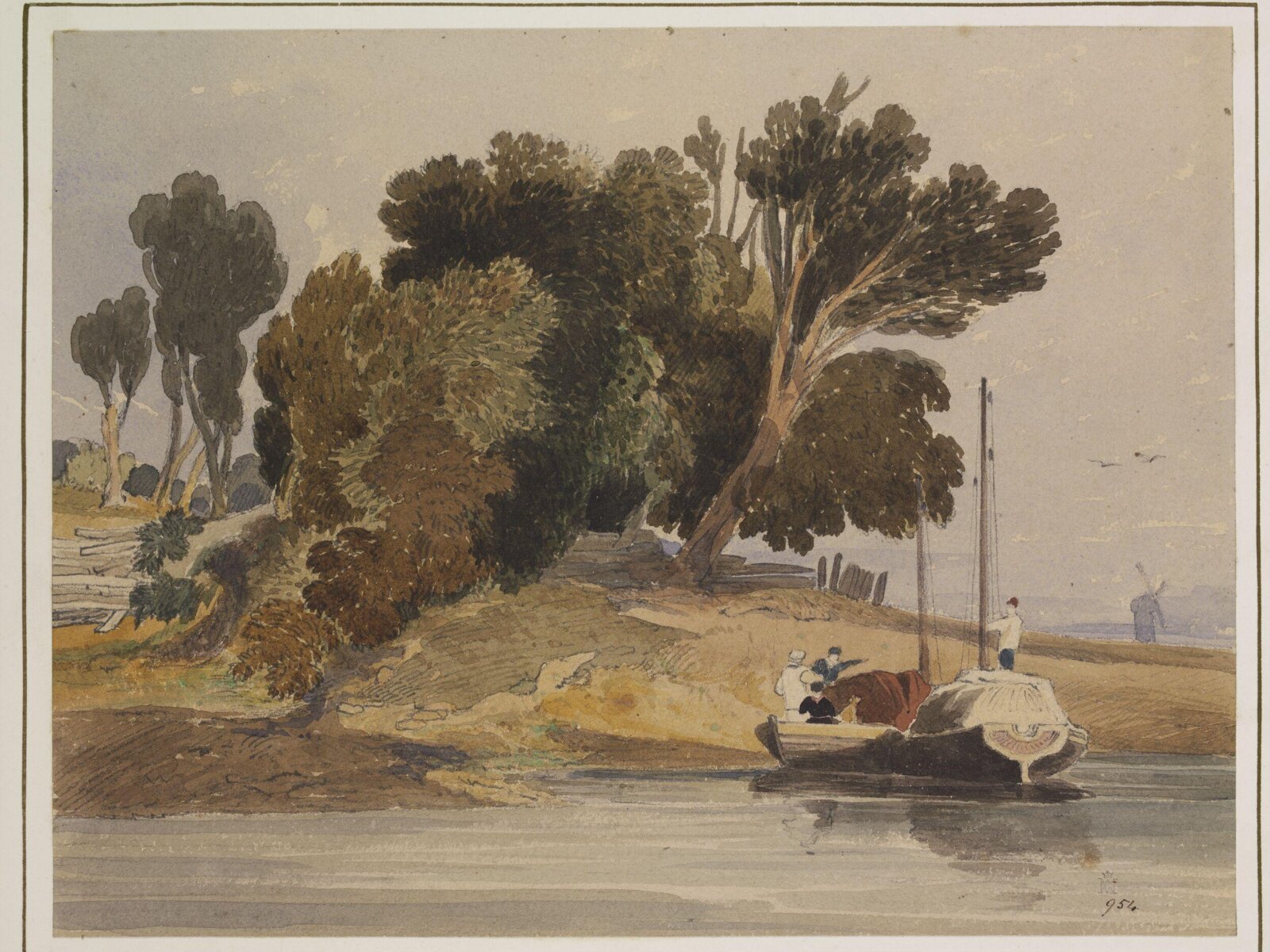 Watercolour, John Sell Cotman, late 18th - mid 19th century
